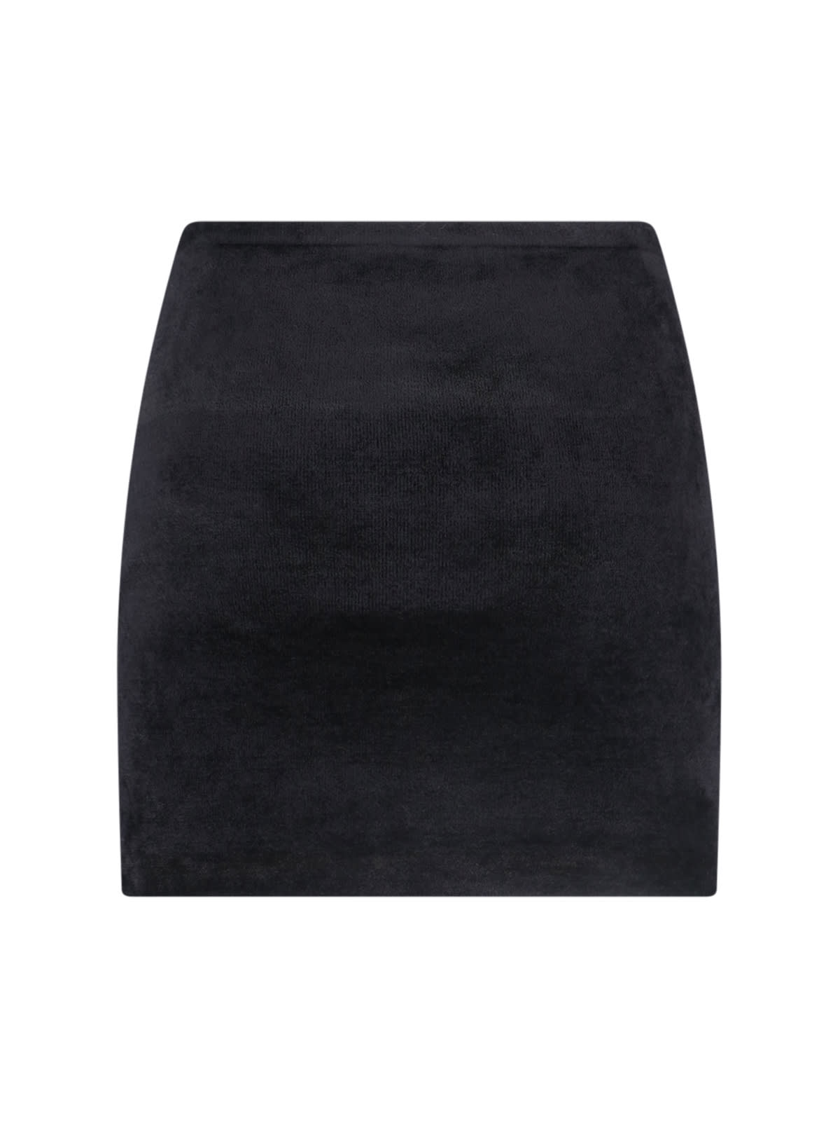 Alexander Wang Chenille Mini Skirt In Multi