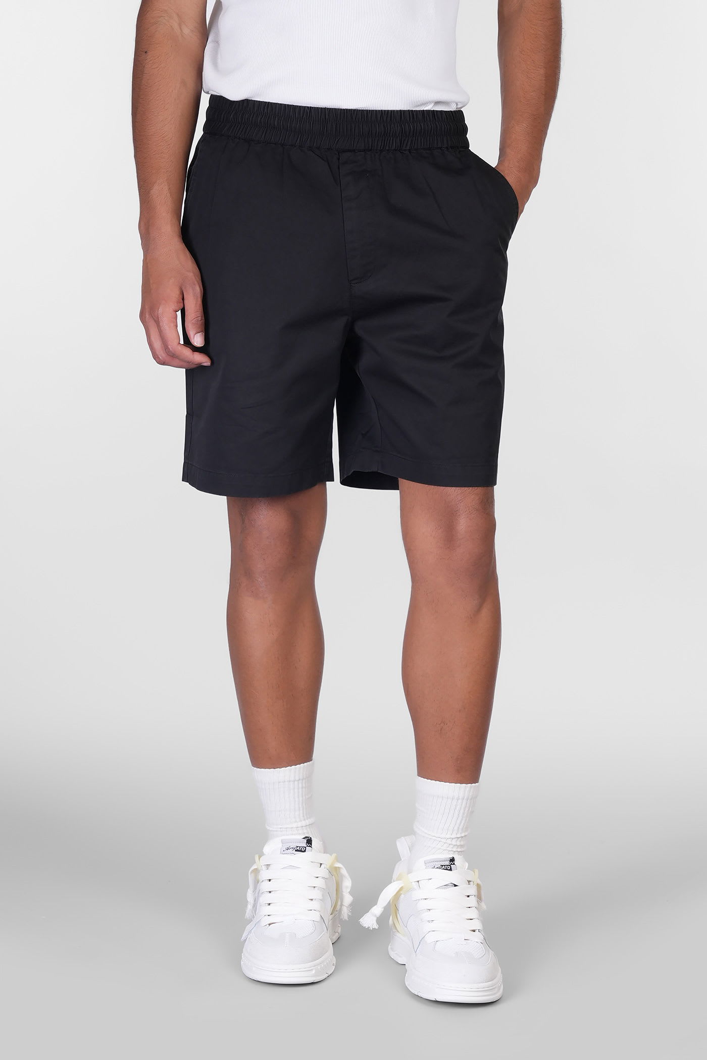 Shorts In Black Cotton