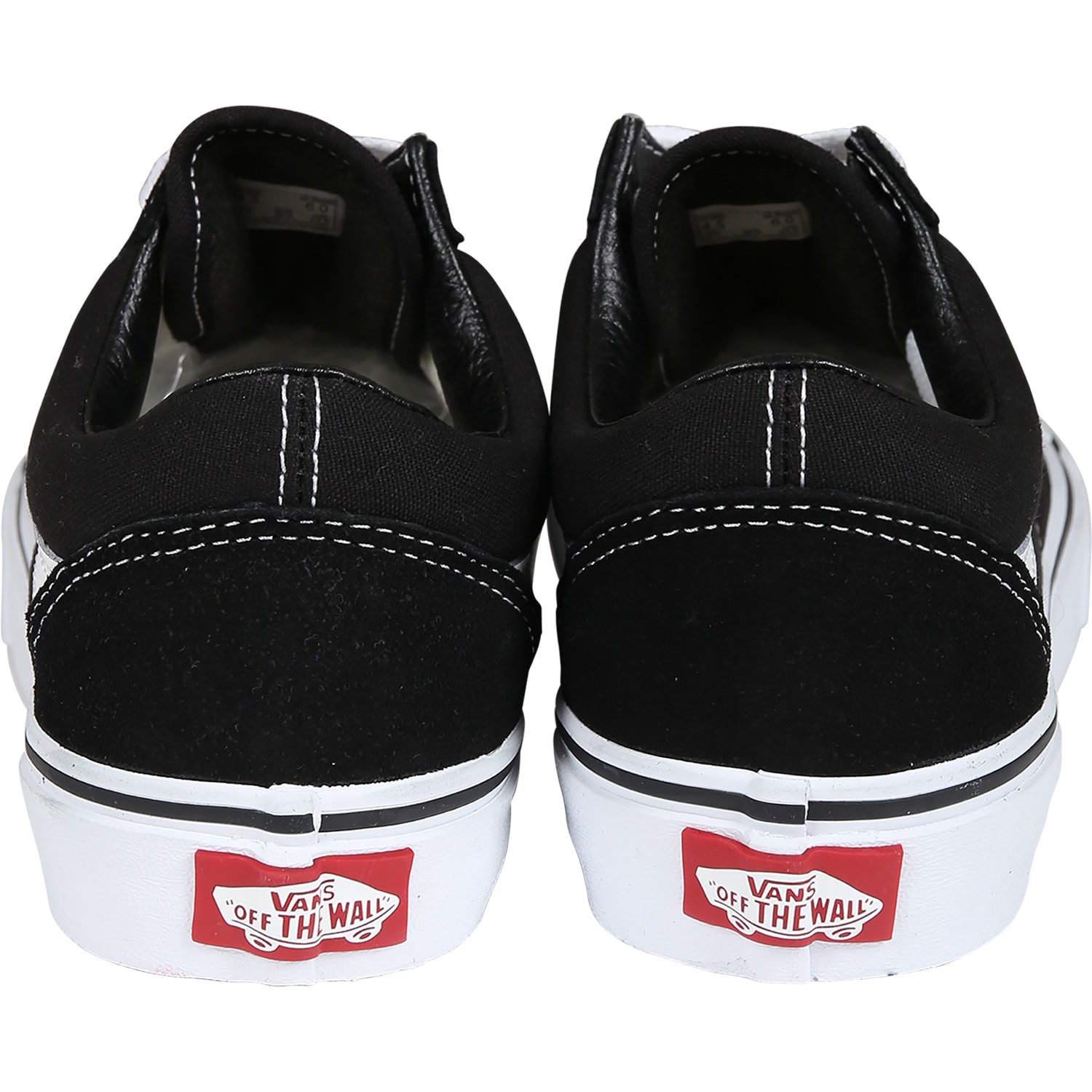 Vans Old Skool Platform Canvas And Suede Platform Trainers