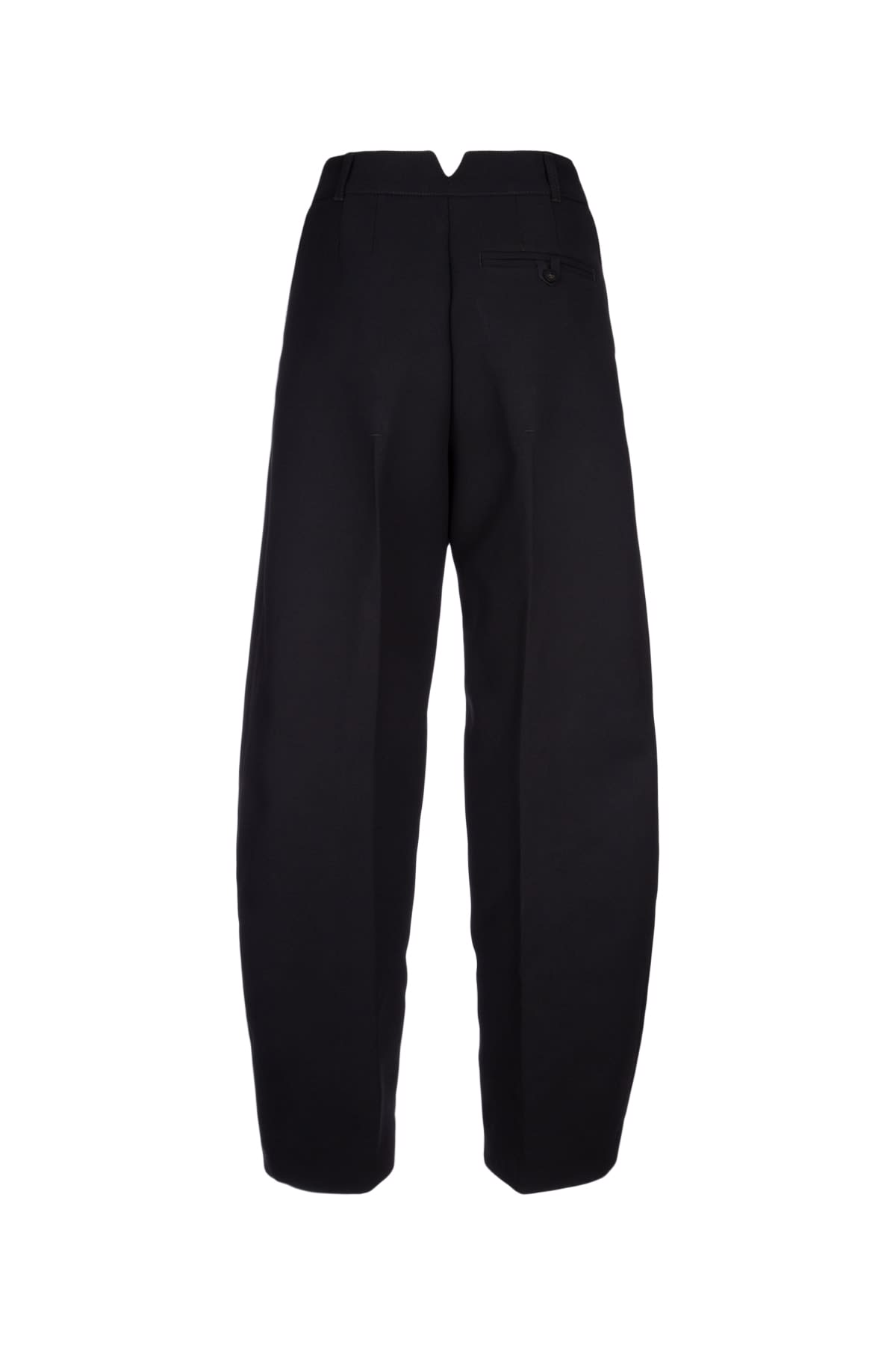 Shop Jacquemus Pantalone In Black