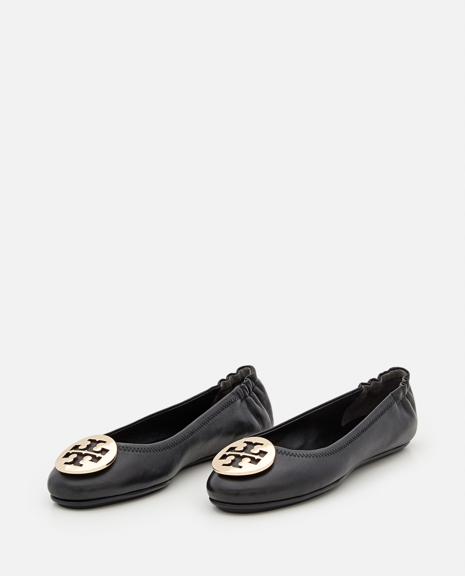 Tory Burch Women's Minnie Travel Ballet in Perfect Black, Size 13