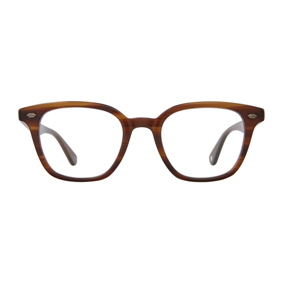 Garrett Leight Zaccheery Wood In Brown