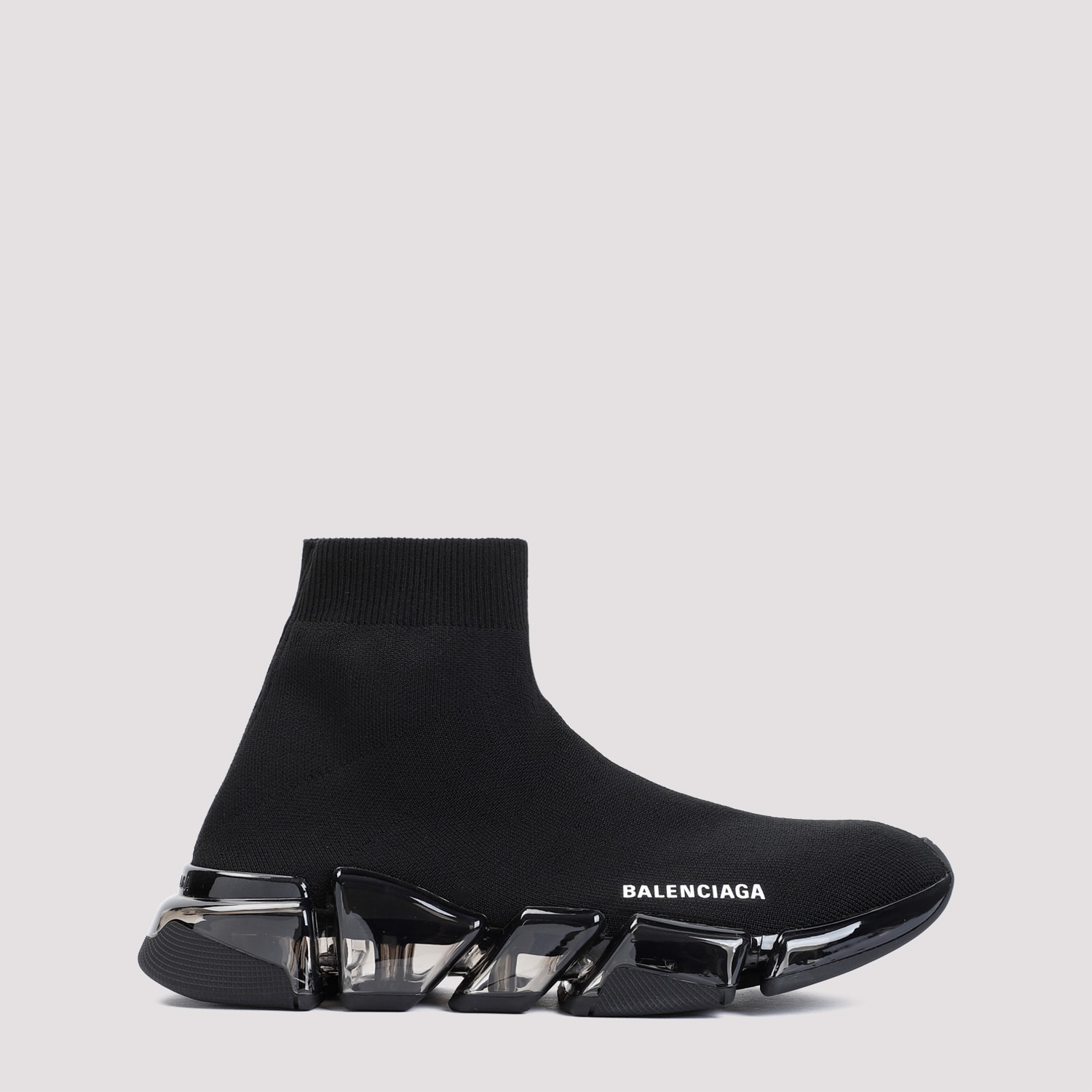 Shop Balenciaga Speed 2.0 Stencil Sneakers In Black