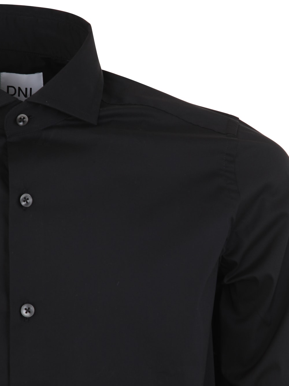Shop Dnl Slim Shirt In Black