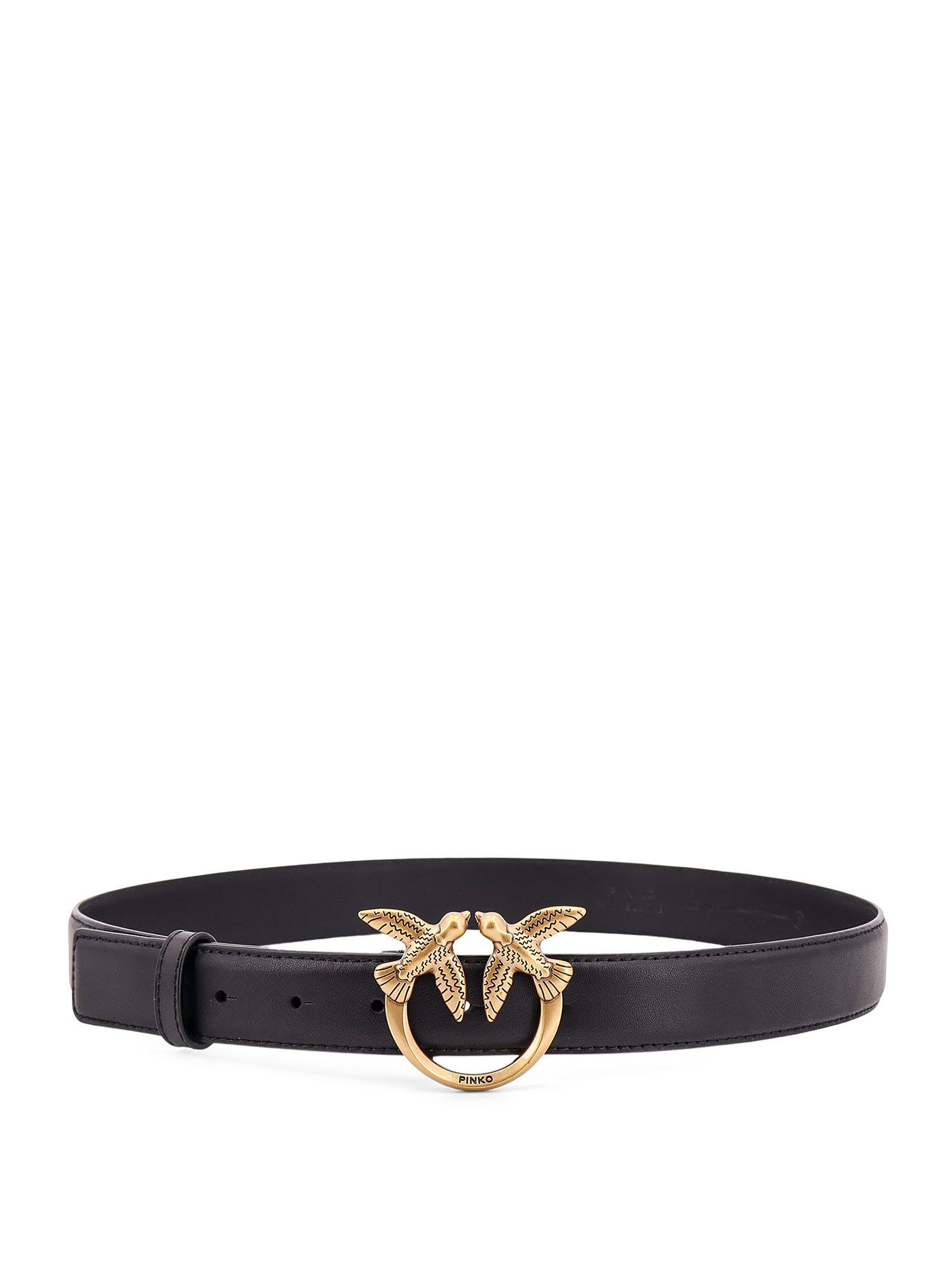 Pinko Love Berry Belt In Black