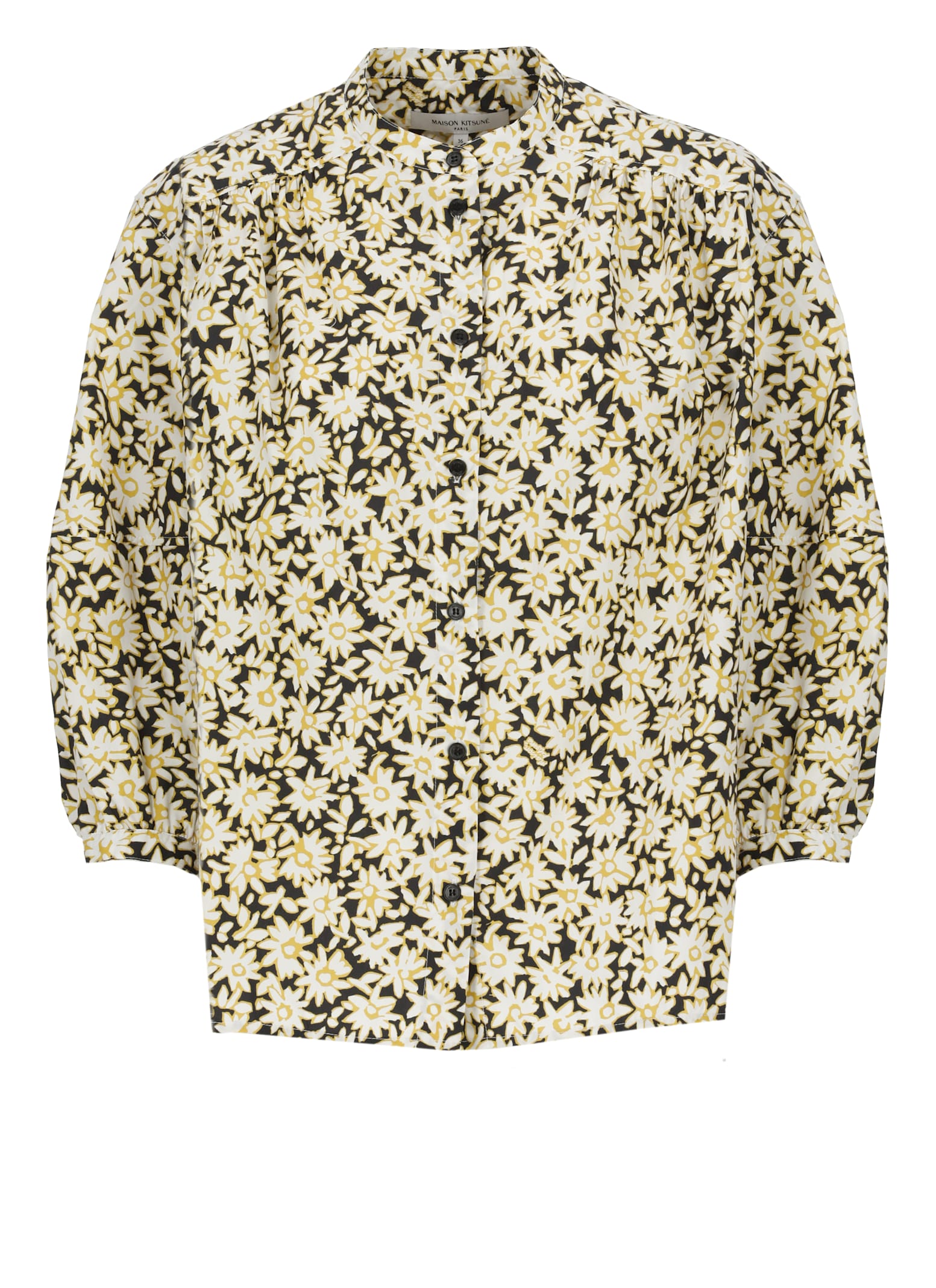 Maison Kitsuné Shirt With Floral Pattern