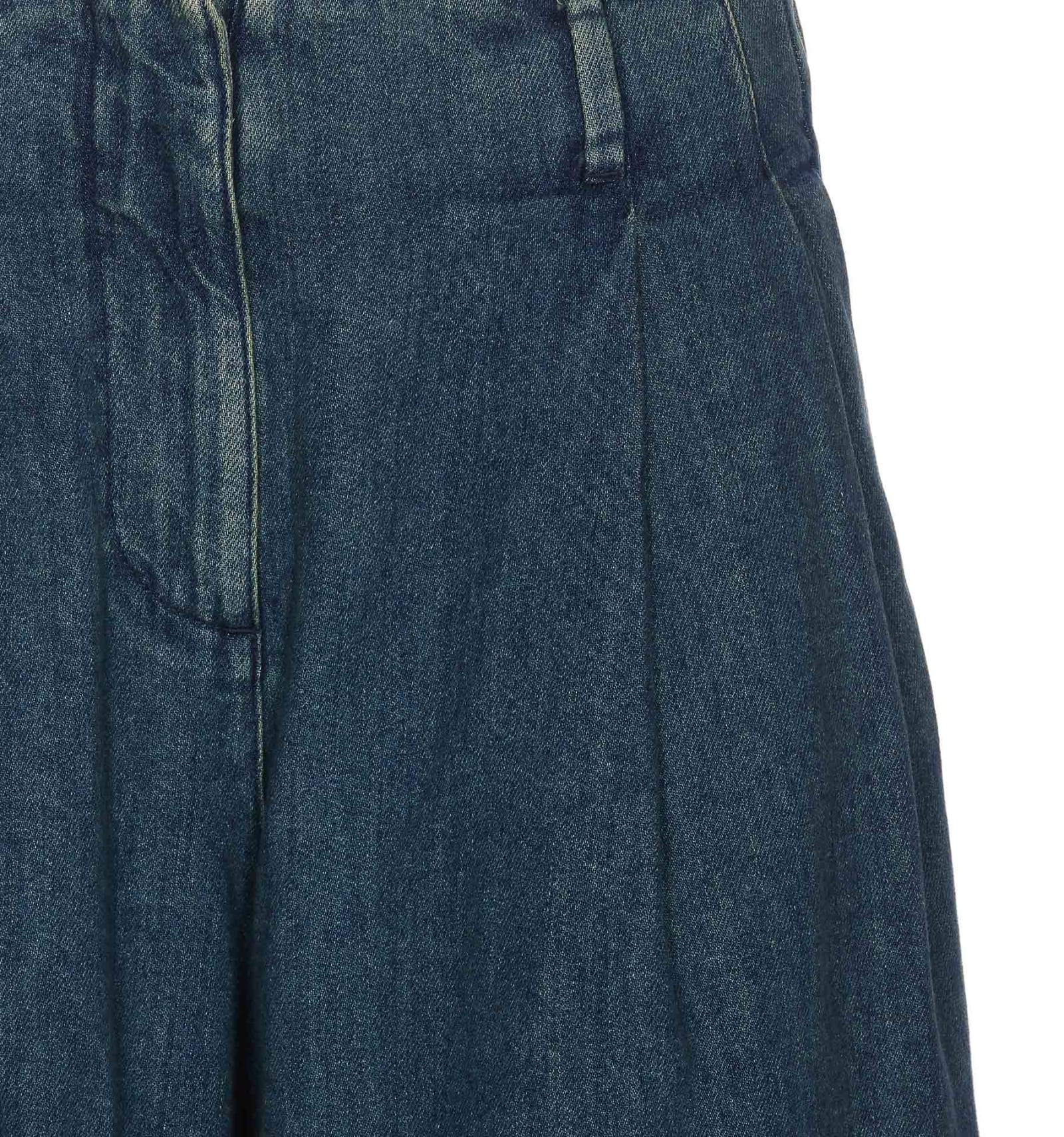 Shop Golden Goose Denim Classic Medium Pants In Blue