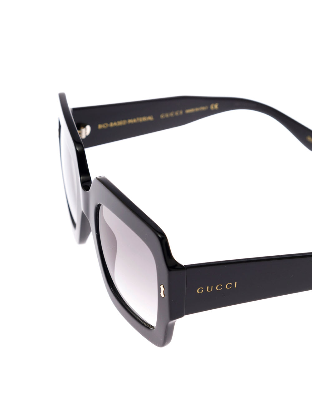 Gucci Womans Black Acetate Sunglasses In Black