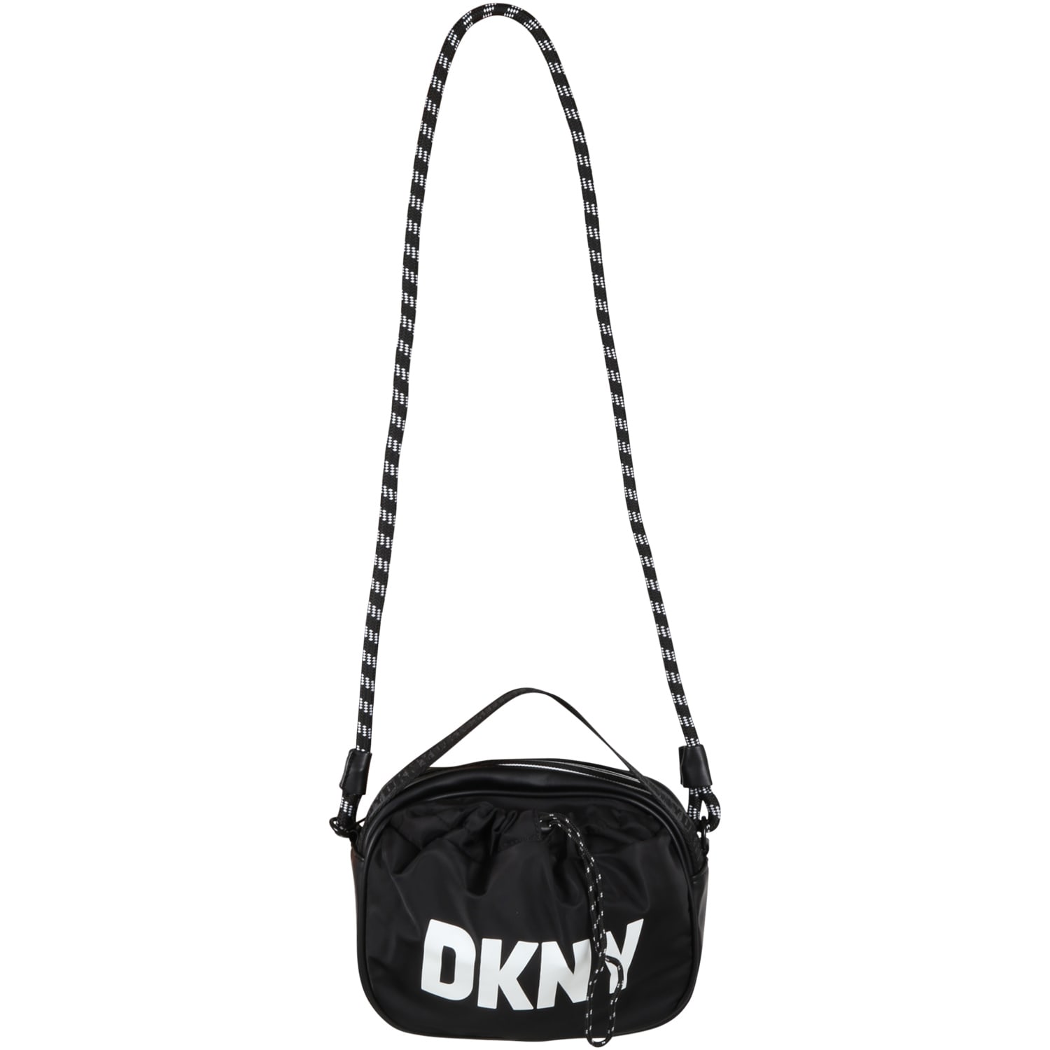 DKNY Black Bag For Girl With Logo