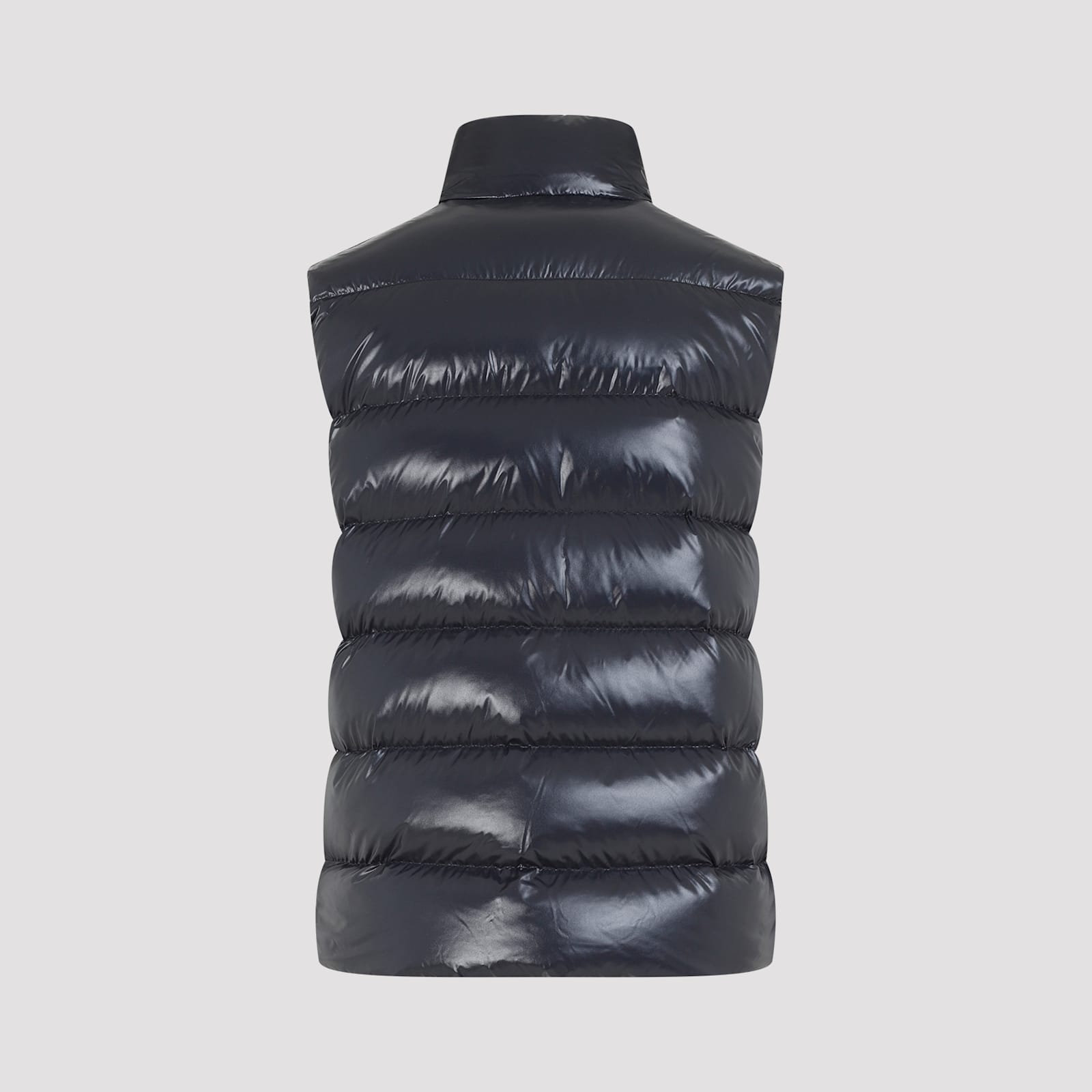 Shop Moncler Tibb Vest In Navy