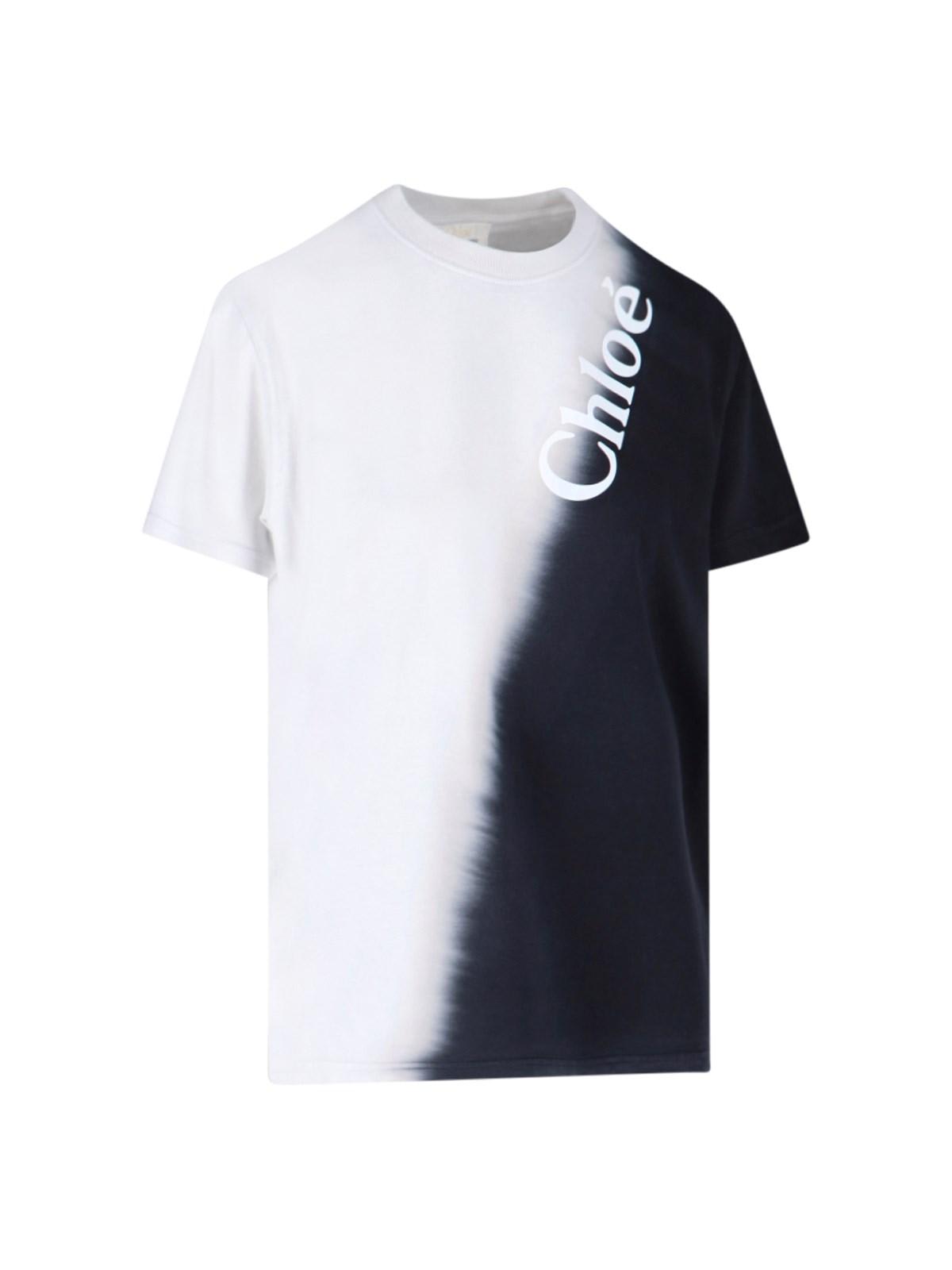 Shop Chloé Printed T-shirt In Black