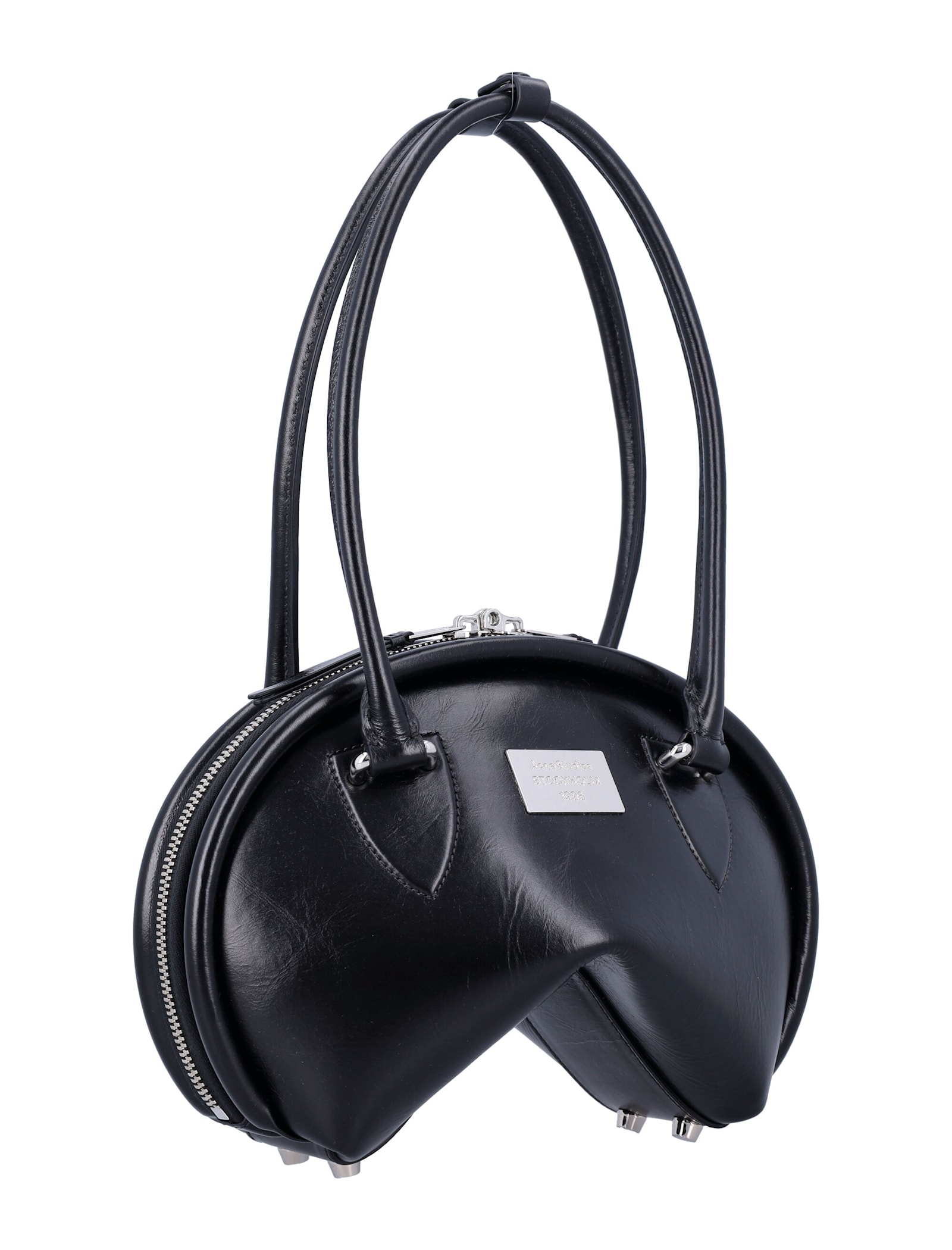 Acne Studios Bowlina Small Shoulder Bag In Black