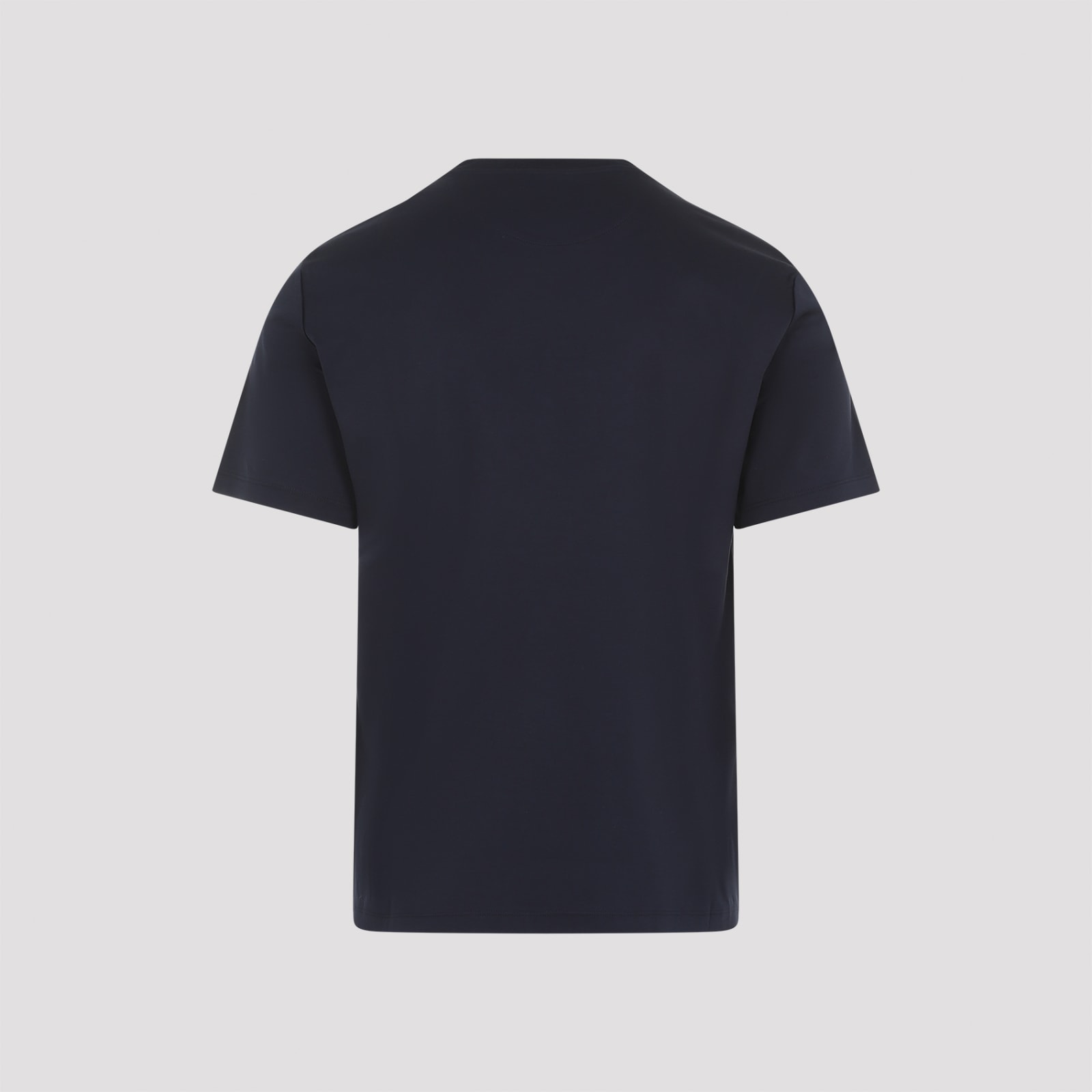 Shop Valentino Cotton T-shirt In Navy