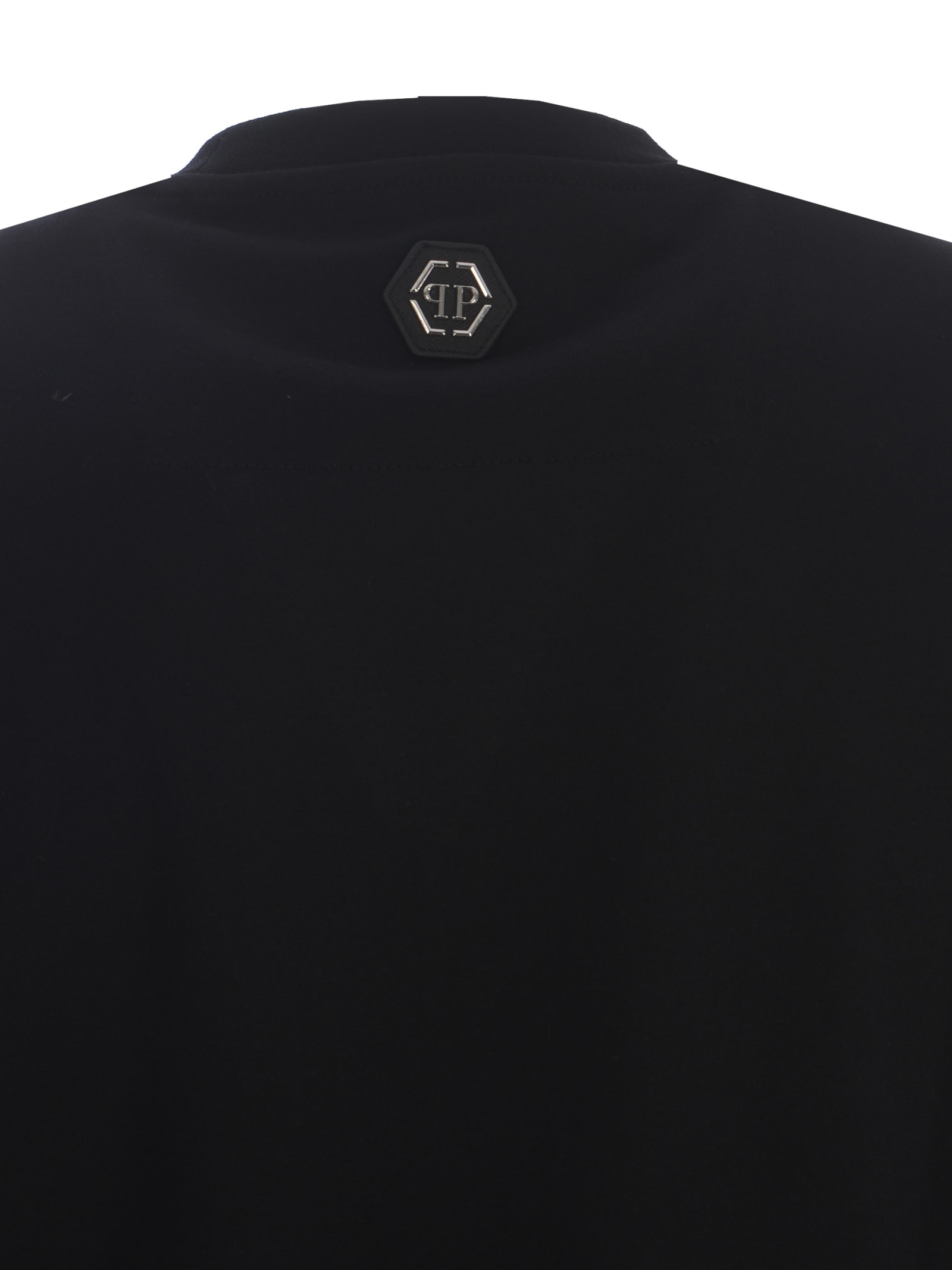 Shop Philipp Plein T-shirt  Made Of Cotton In Black
