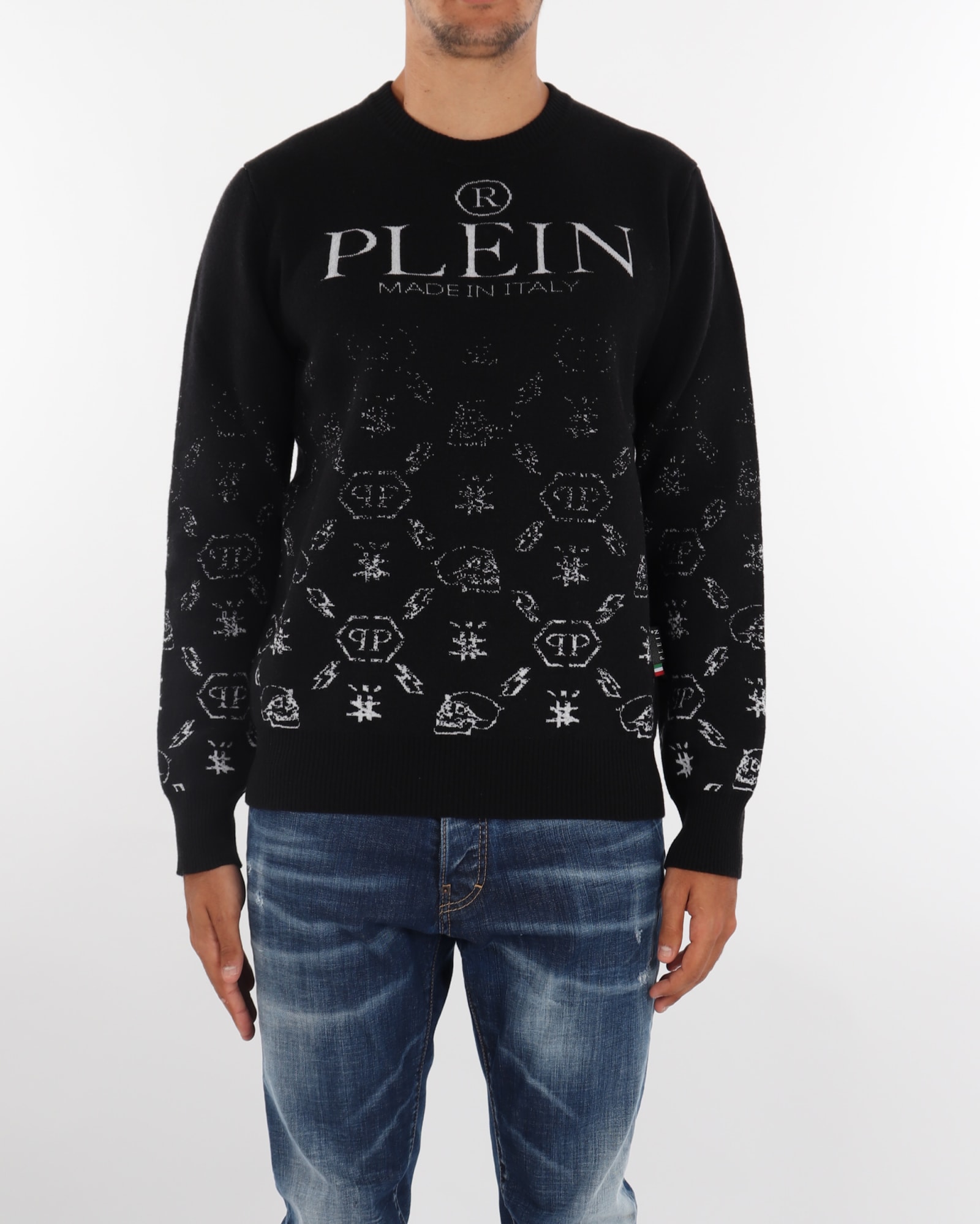 Philipp Plein Pullover Round Neck Sweater