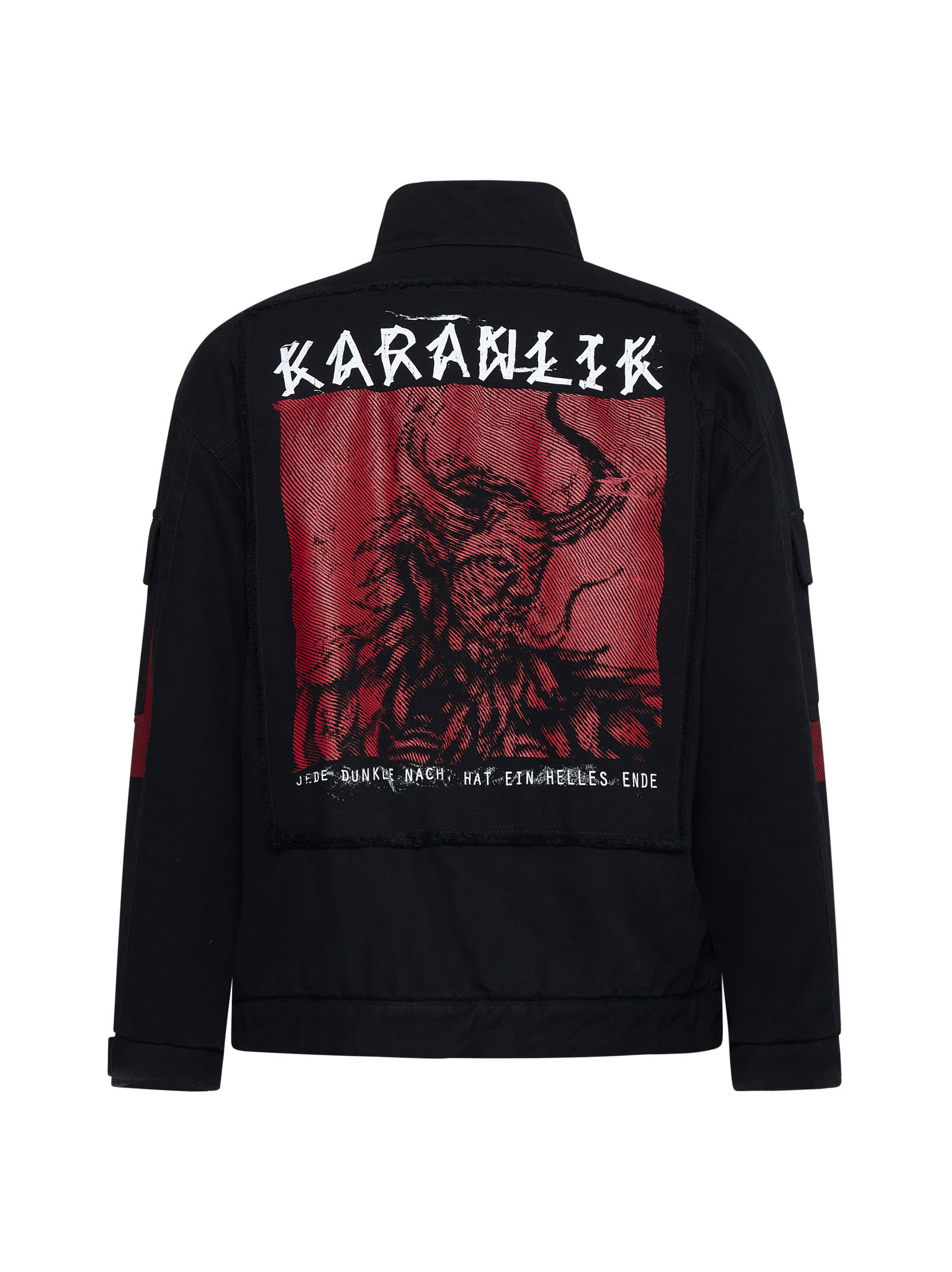 Shop 44 Label Group Jacket In Black+karalink 2024 Red