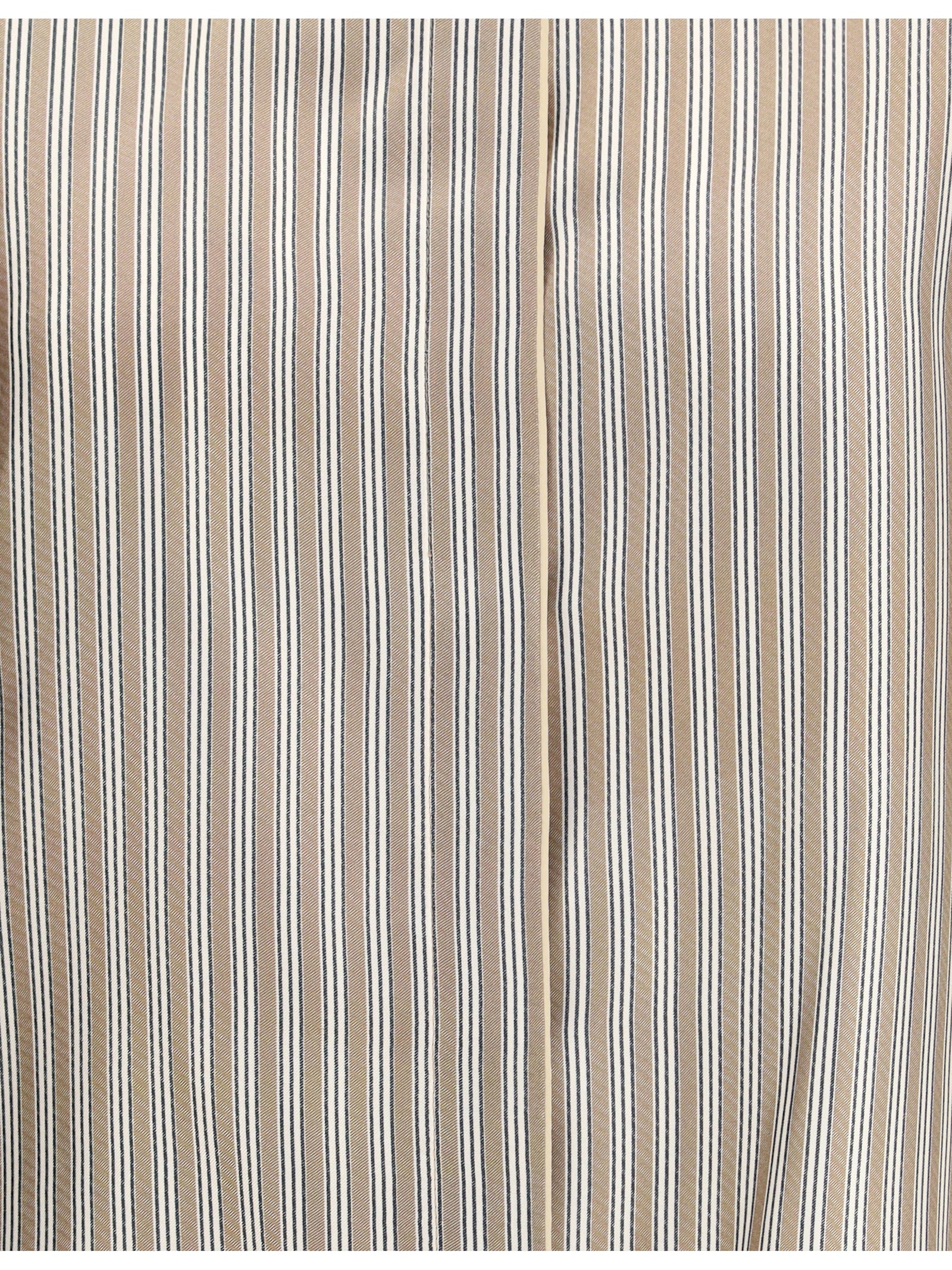 Max Mara Brama Silk Shirt In Neutral
