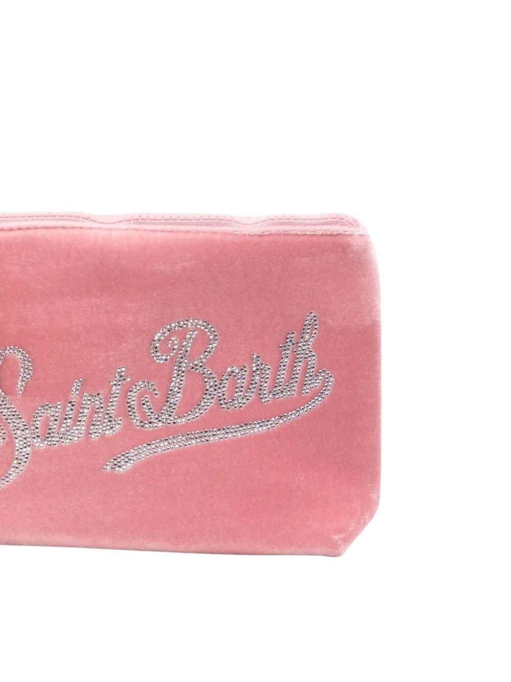 Mc2 Saint Barth Logo-embellished Clutch Bag In Pink