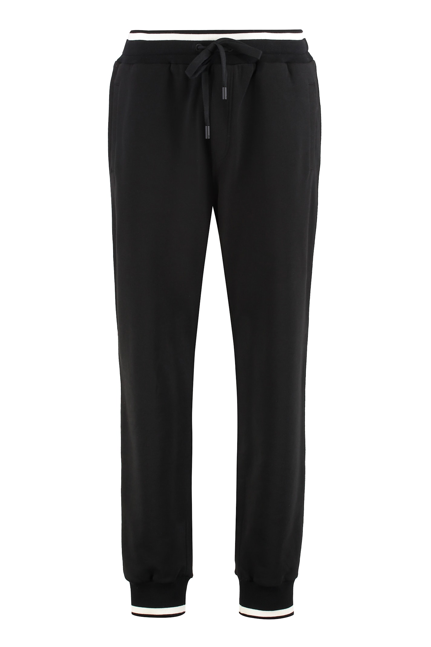 Dolce & Gabbana Track Pants With Elasticized Waist And Pockets In Black
