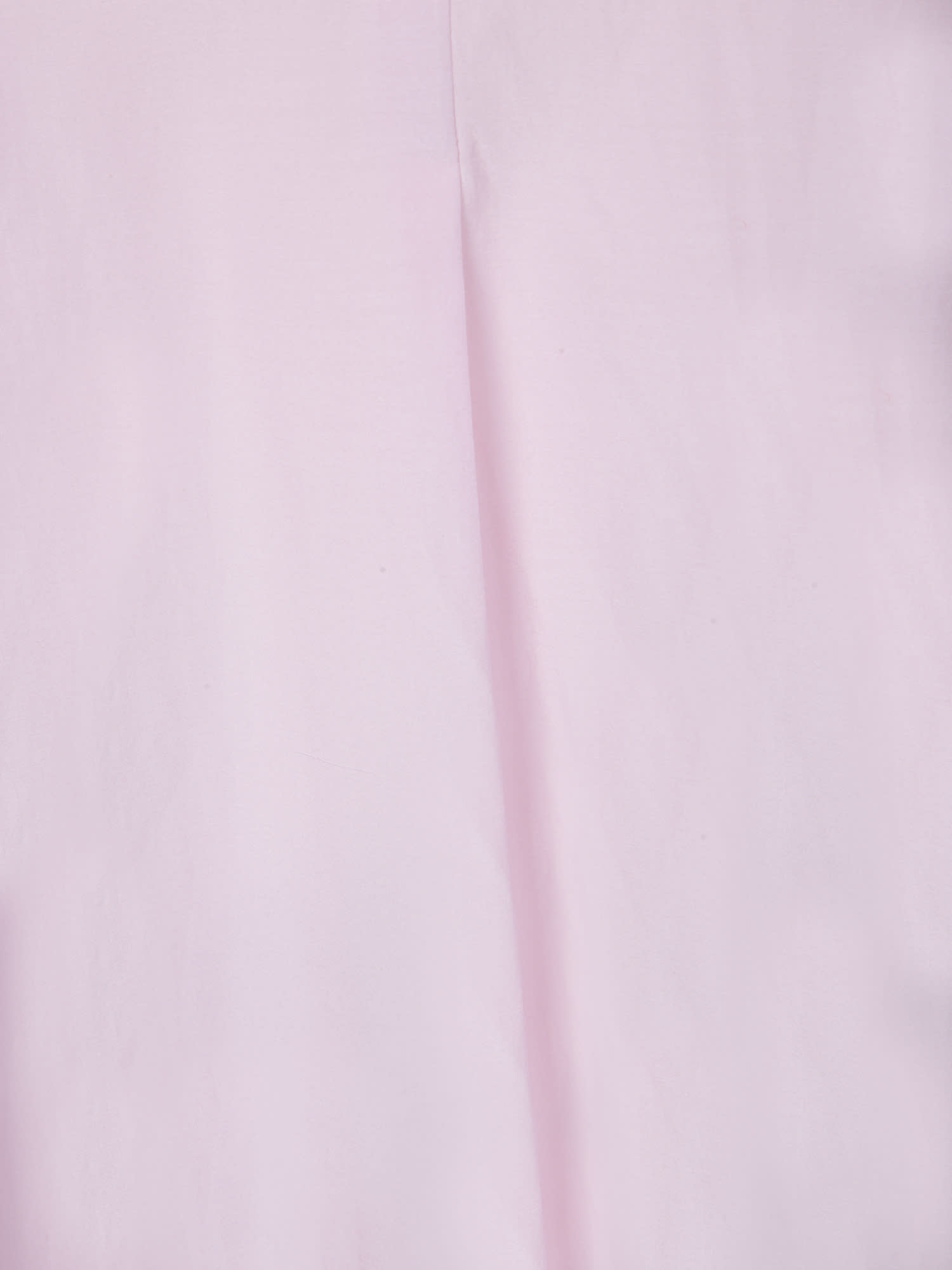 Forte Forte Pink Taffeta Polo Shirt In Oyster