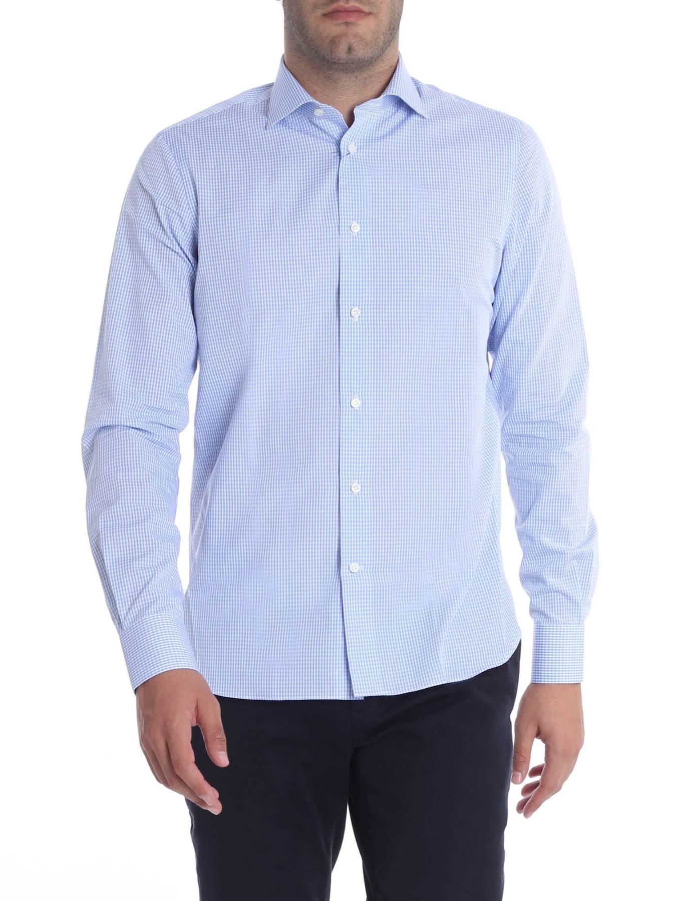 G. Inglese Cotton Shirt - heavenly - 10740796 | italist