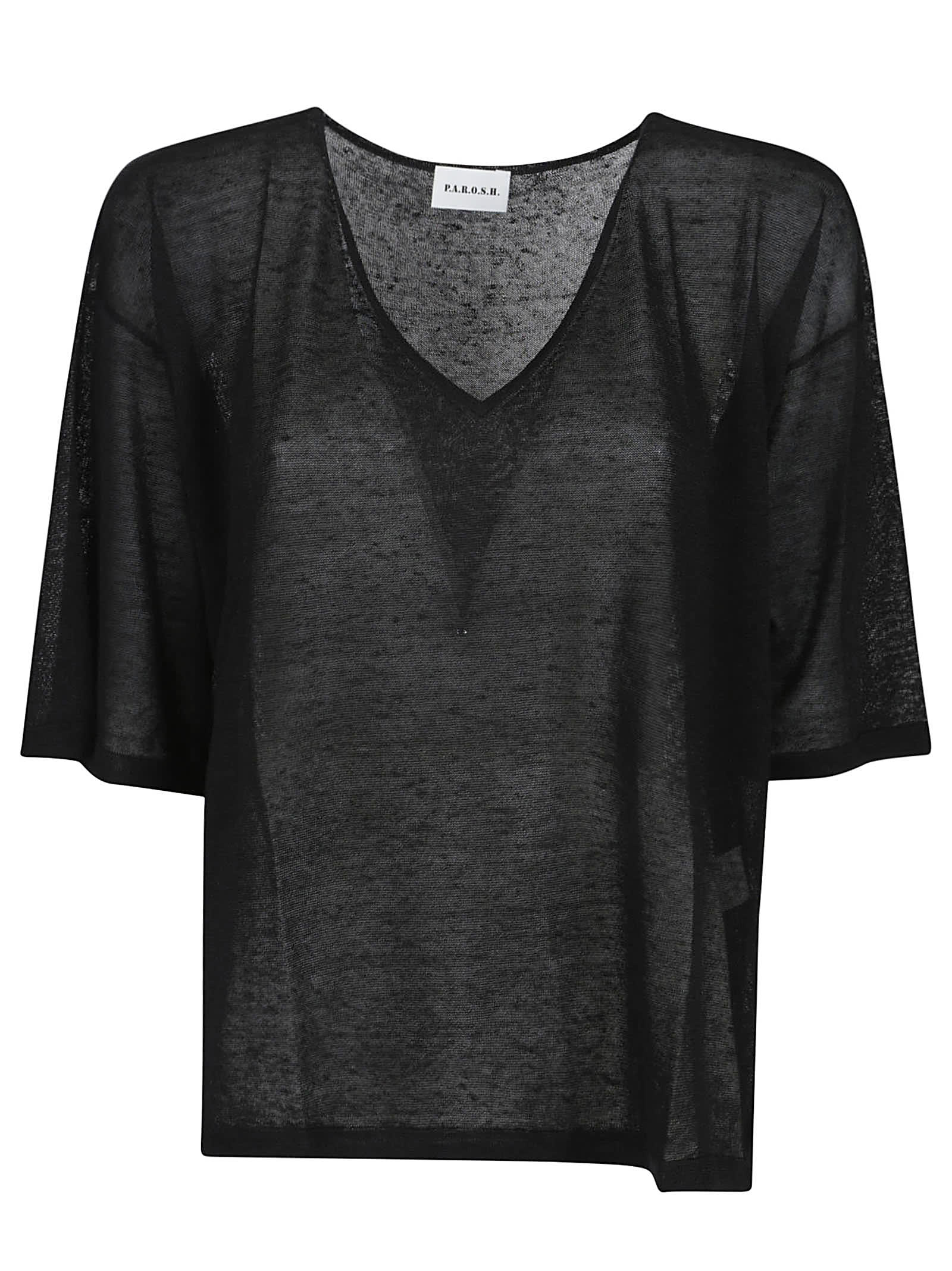 P.A.R.O.S.H BABYLON SHORT SLEEVE SWEATER 