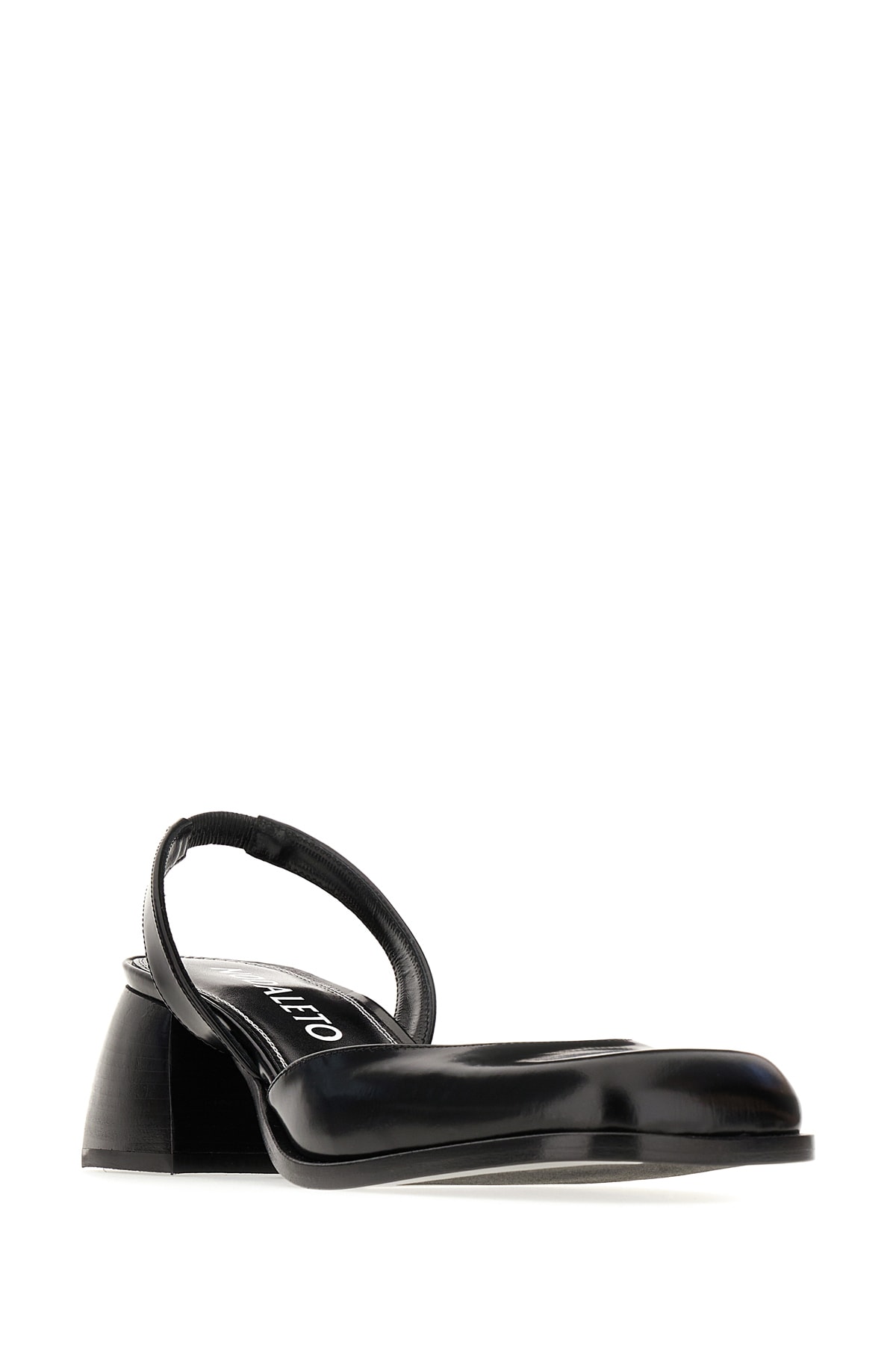 Nodaleto Bulla Jones 45mm Leather Pumps In Black Glassed