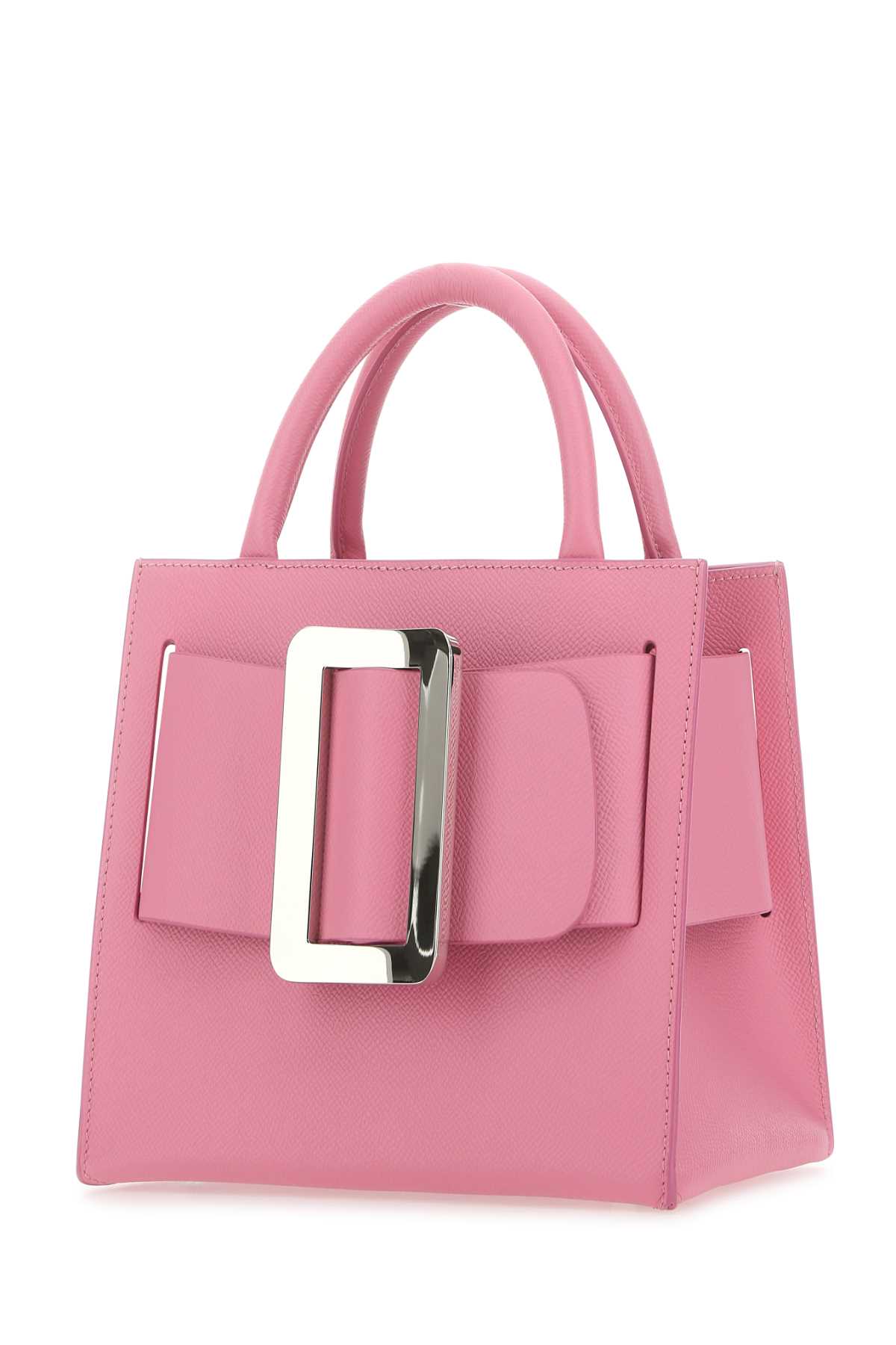 Boyy Pink Leather Bobby 23 Handbag In Bubgum