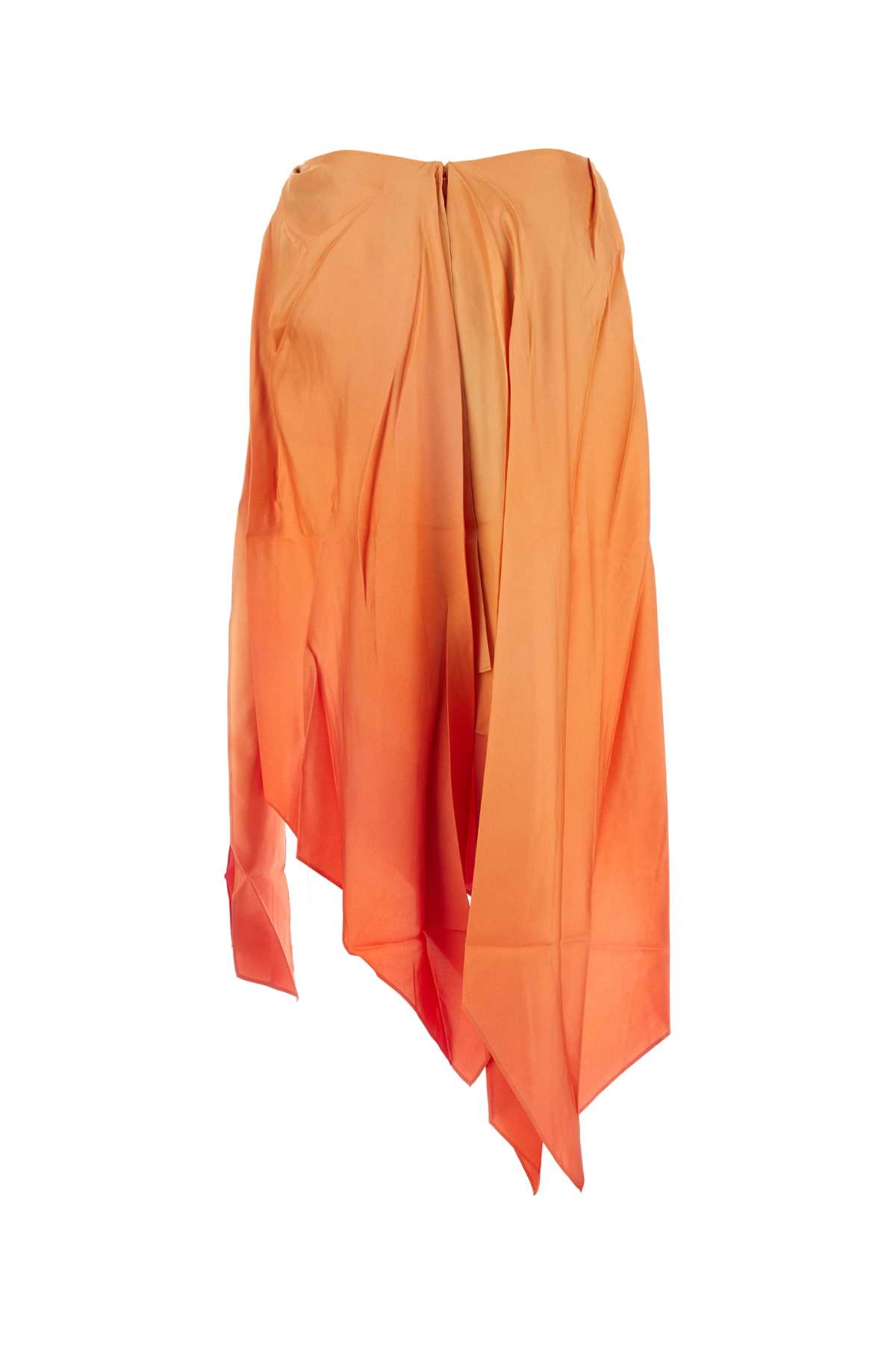 Shop Zimmermann Two-tone Silk Tranquillity Mini Skirt In Redfields