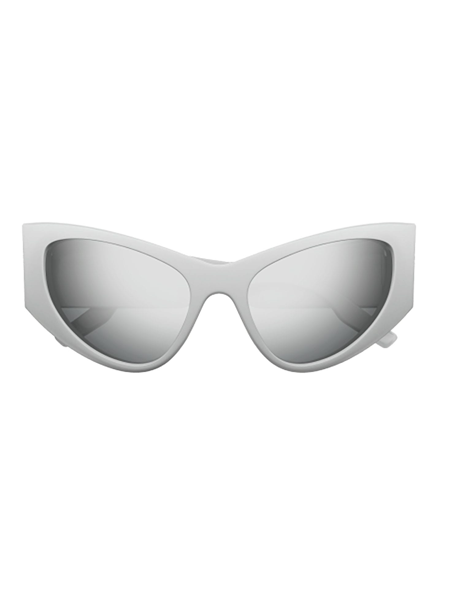 Balenciaga Bb0300s Sunglasses In Silver Silver Silver