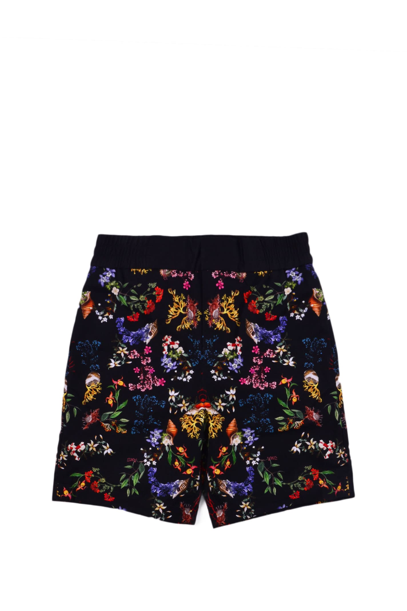 BURBERRY COTTON SHORTS WITH PRINT