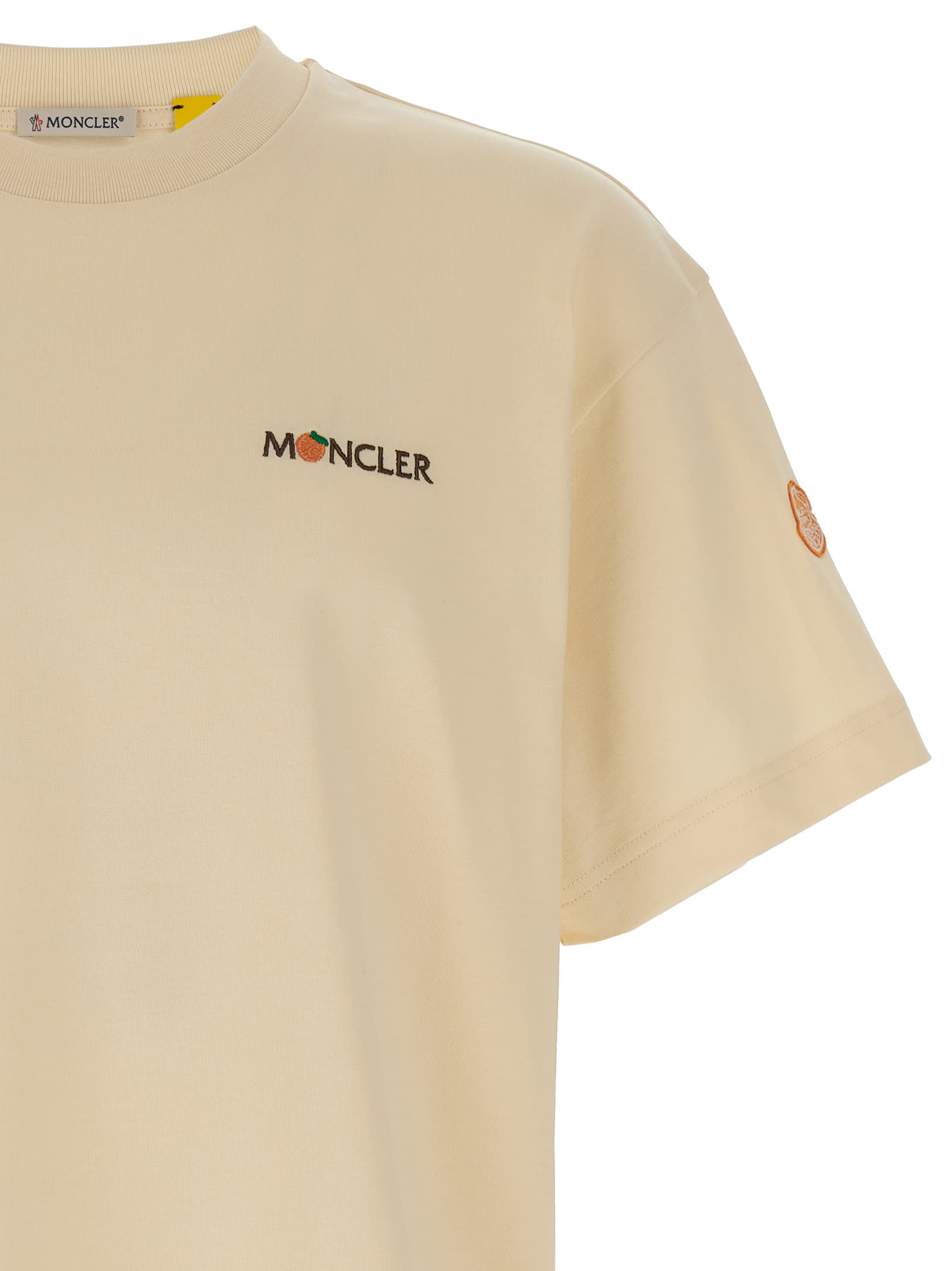 Moncler Genius Moncler X Gilga Farm Designed By Donald Glover Cotton T-shirt In Nude