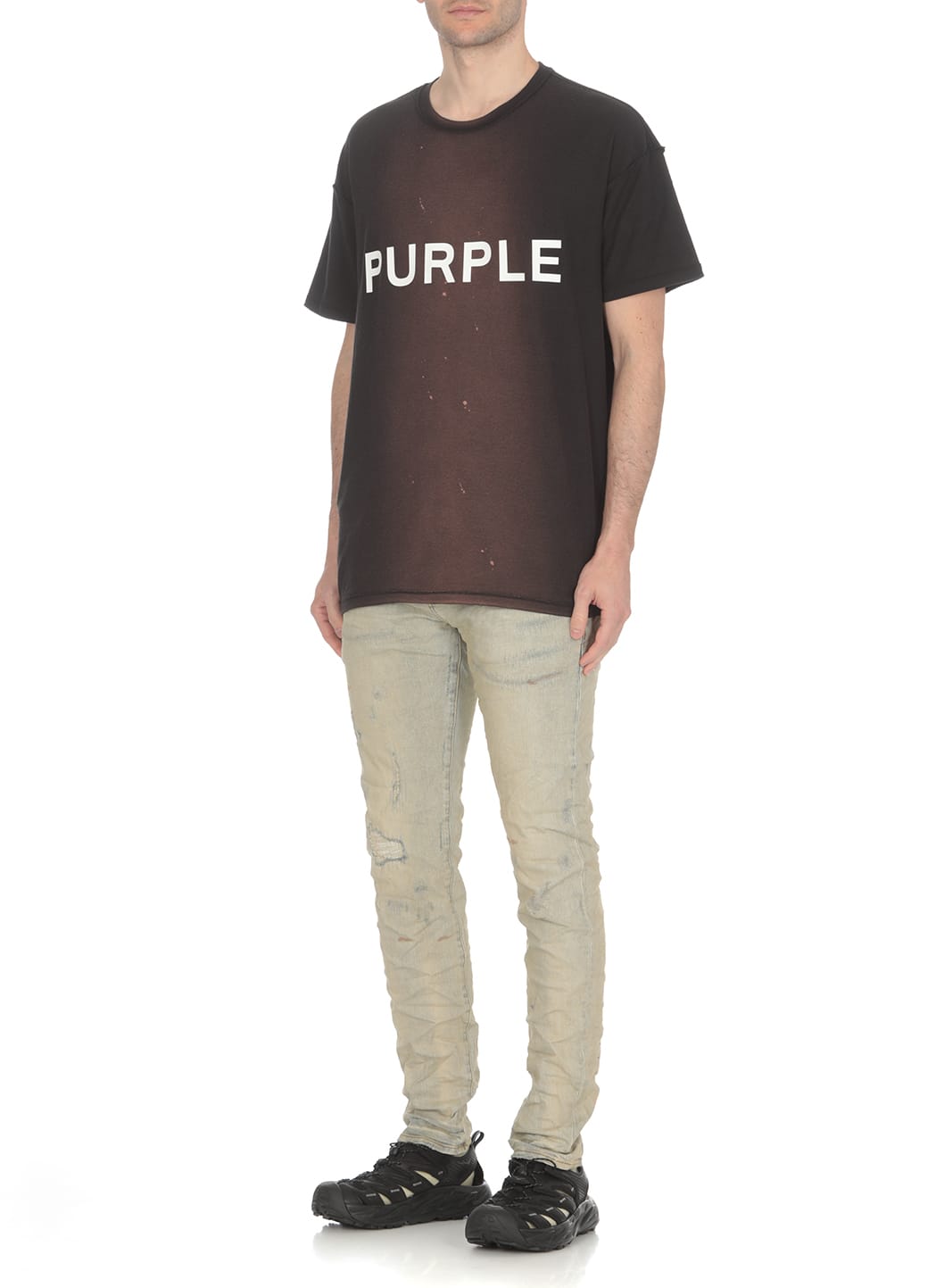 Shop Purple Brand P001 Jeans In Grey