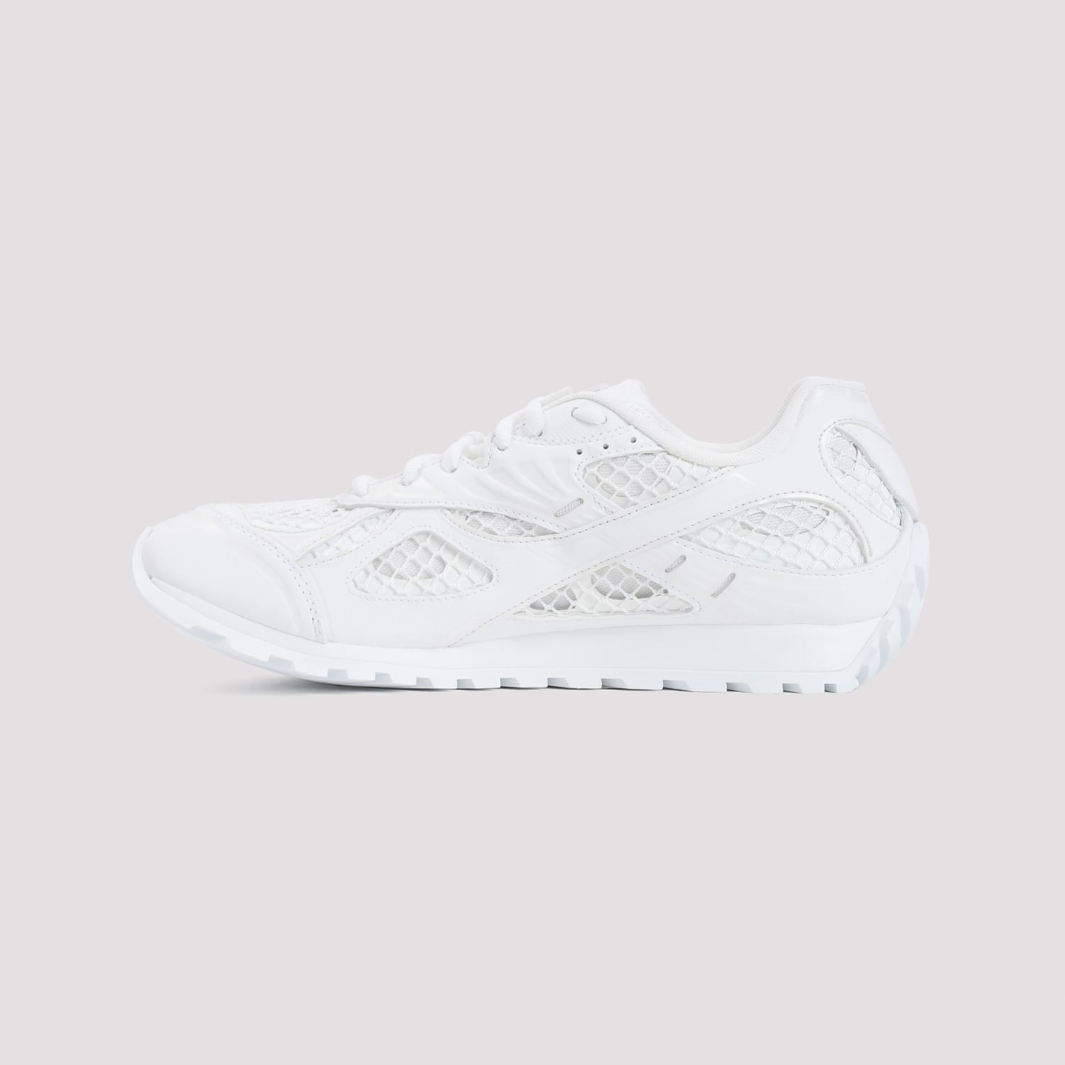 Shop Bottega Veneta Orbit Sneakers In White