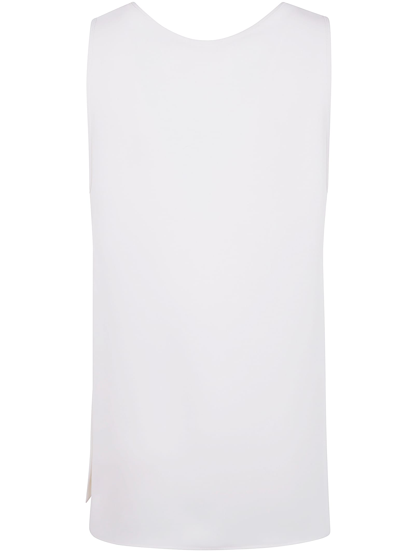 Shop P.a.r.o.s.h Sleeveless Top In Cream
