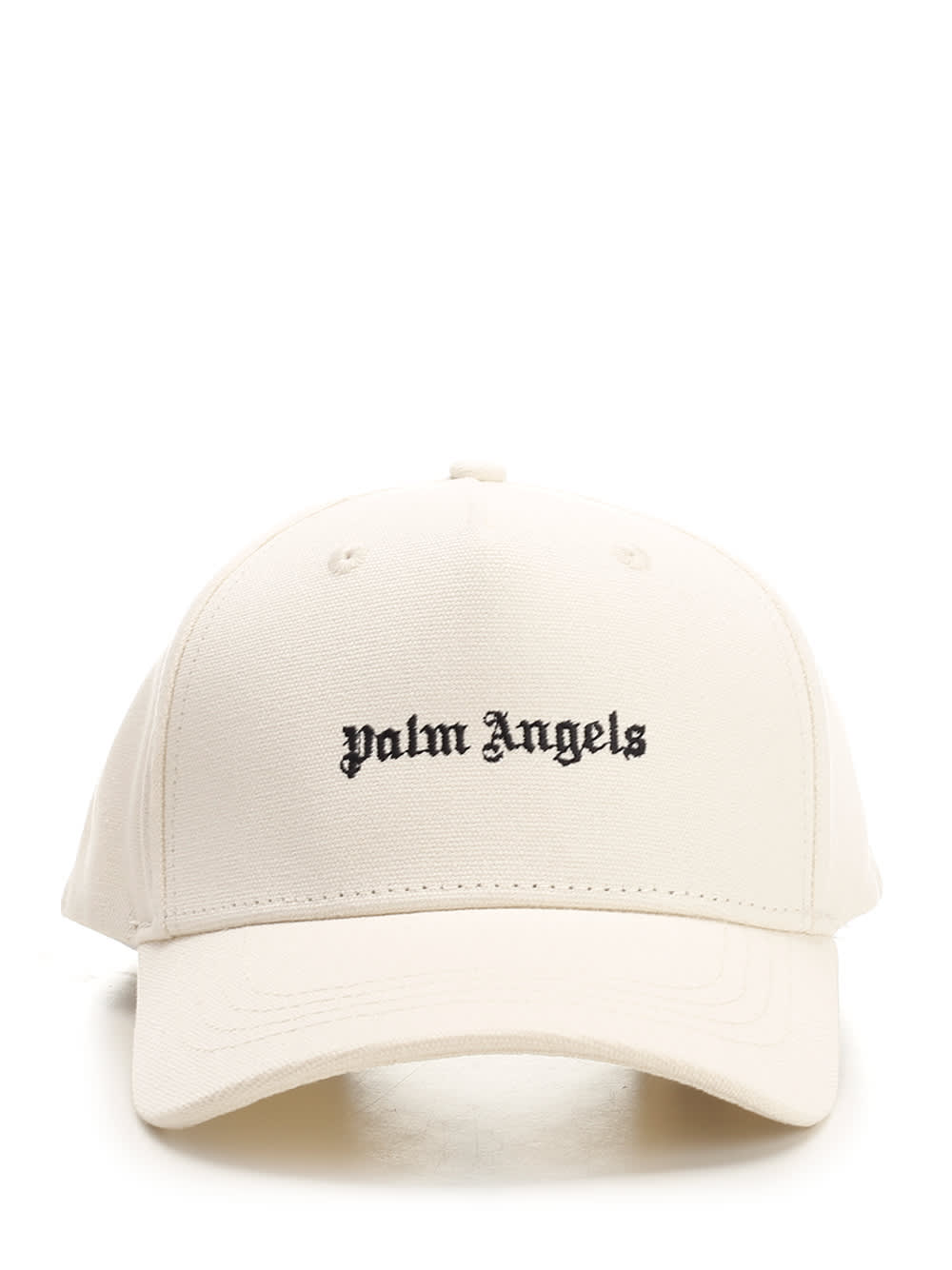 Palm Angels Logo Baseball Cap In Offwhite