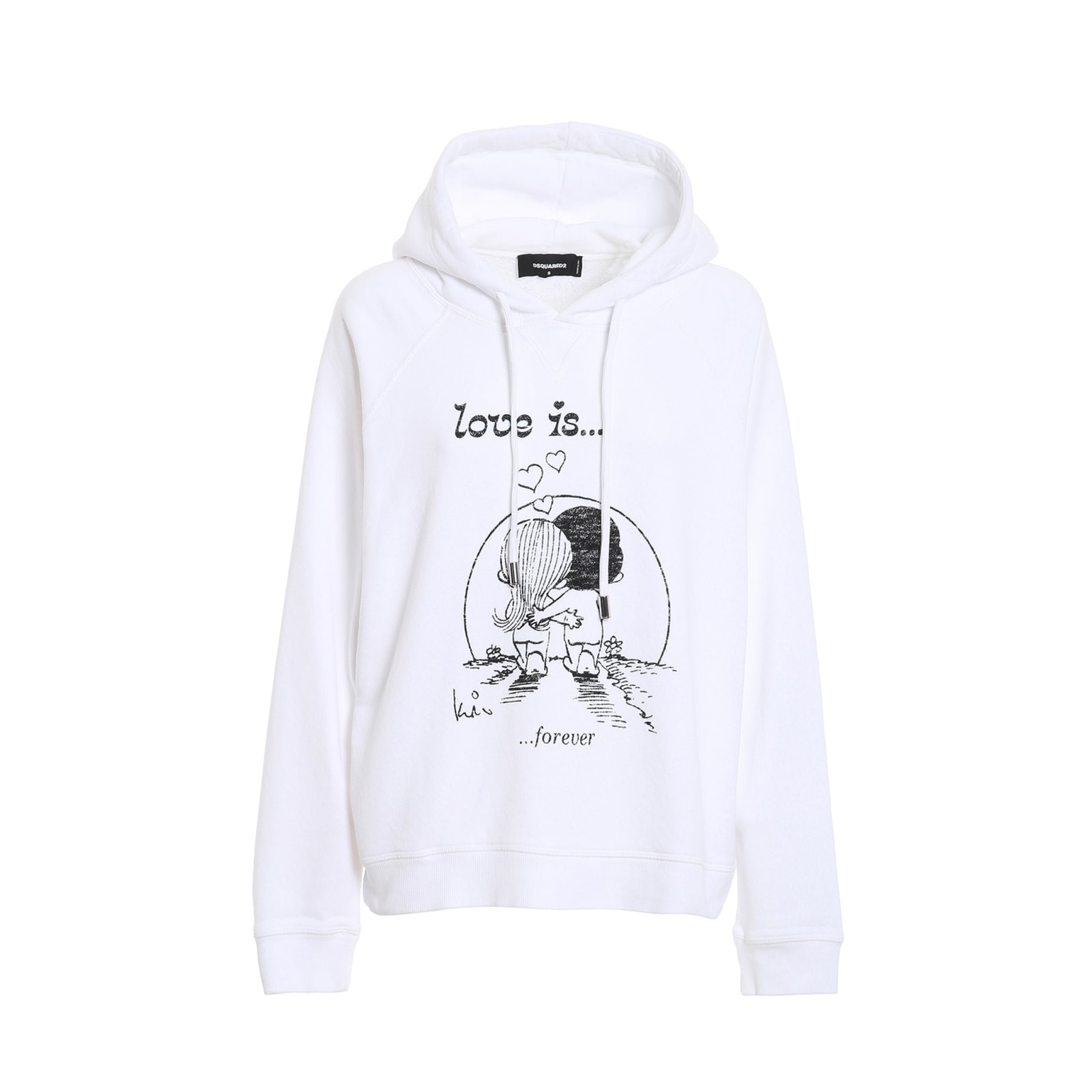 Dsquared2 Love Is Forever Print Hoodie