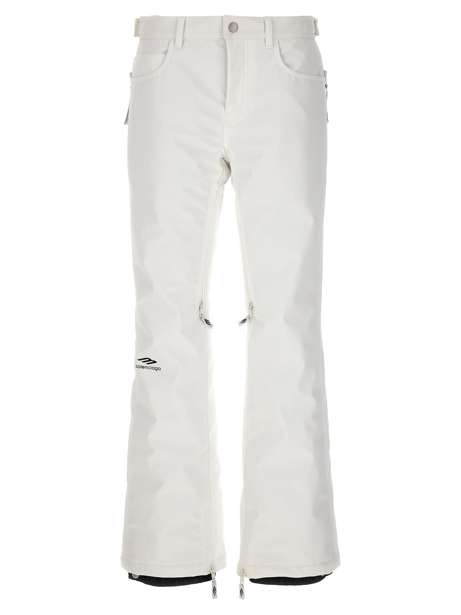 Shop Balenciaga 5-pocket Ski 3b Sports Icon Pants In White