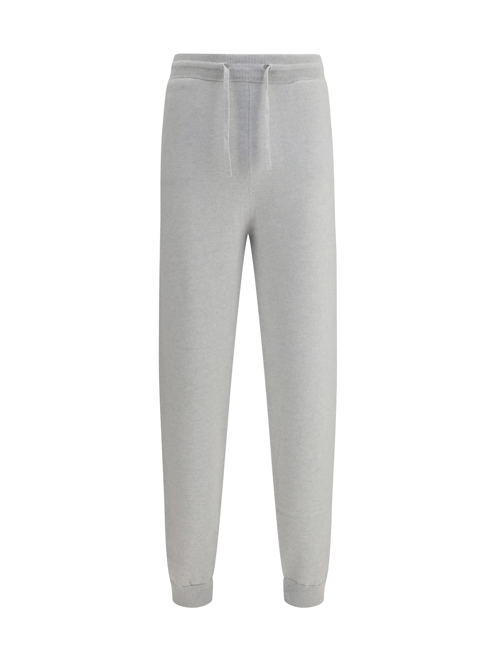 Kiton Cashmere Drawstring Track Pants In Green