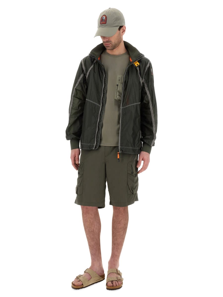 Parajumpers Short "zander" In Military Green