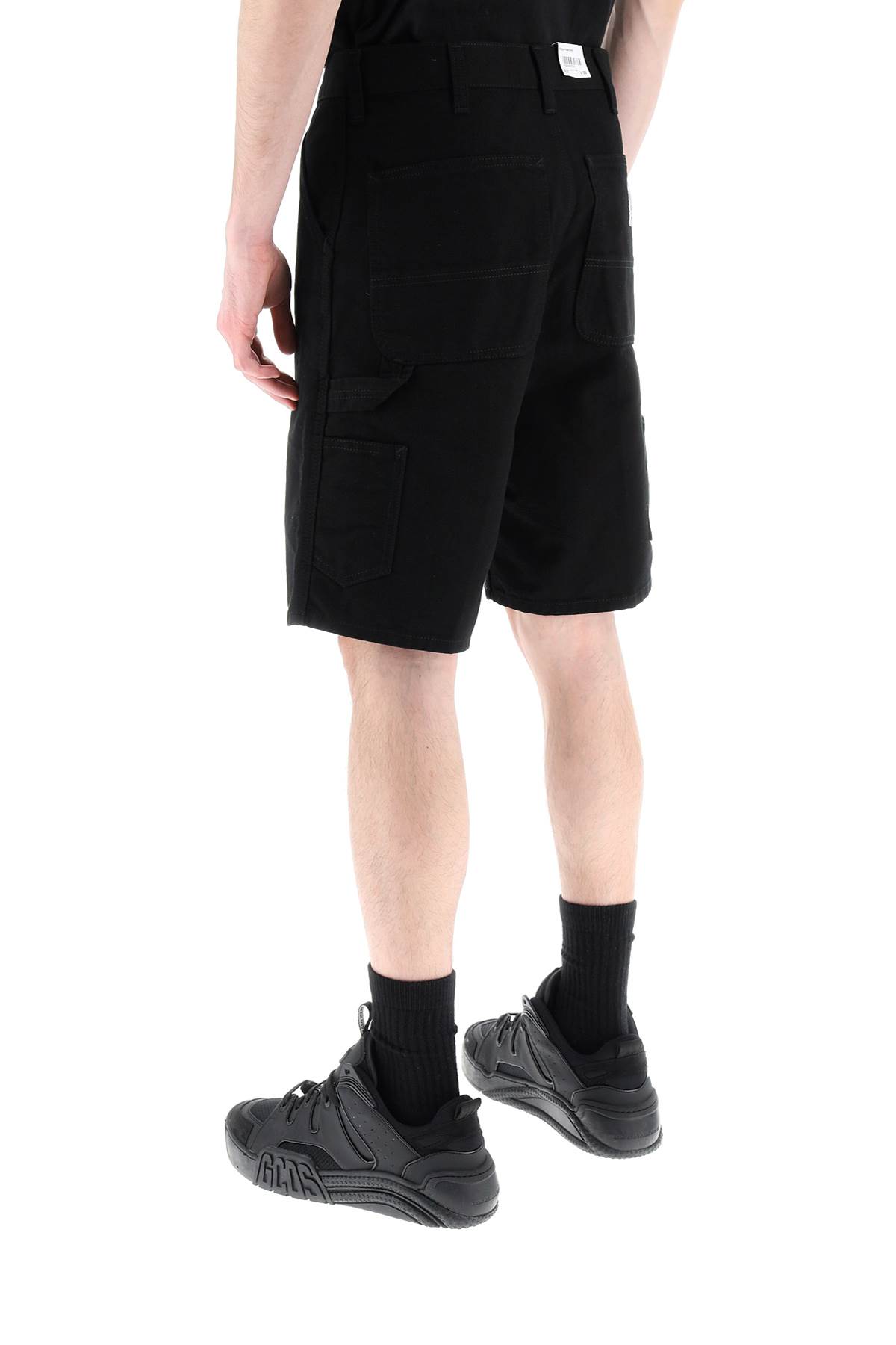Carhartt Regular Waist Relaxed Fit Single Knee Shorts In Black