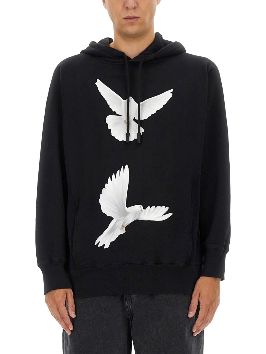 Shop 3paradis Freedom Sweatshirt In Black