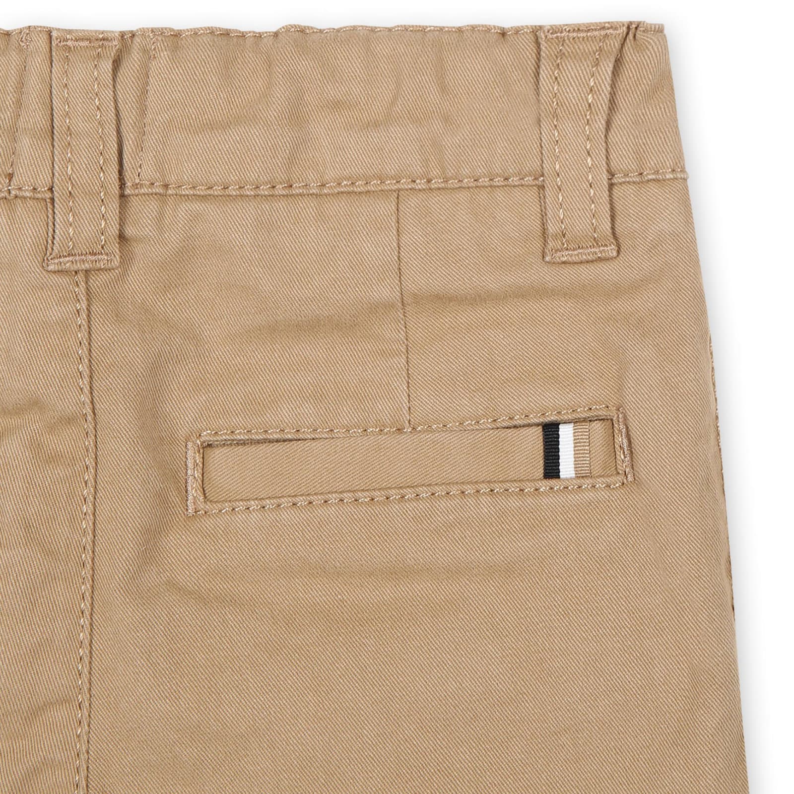 Shop Hugo Boss Beige Trousers For Baby Boy