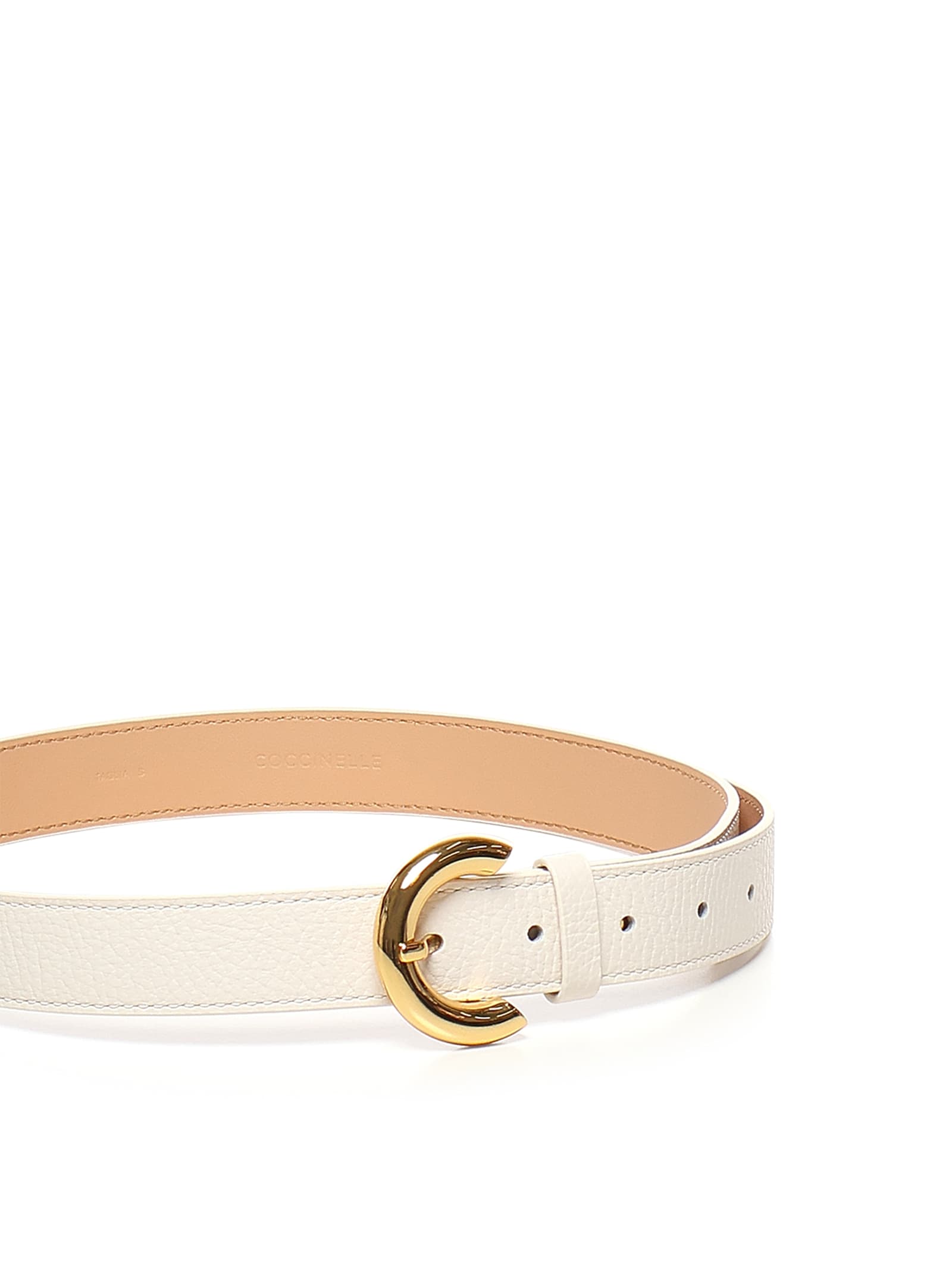 Coccinelle Leather Belt With Grain