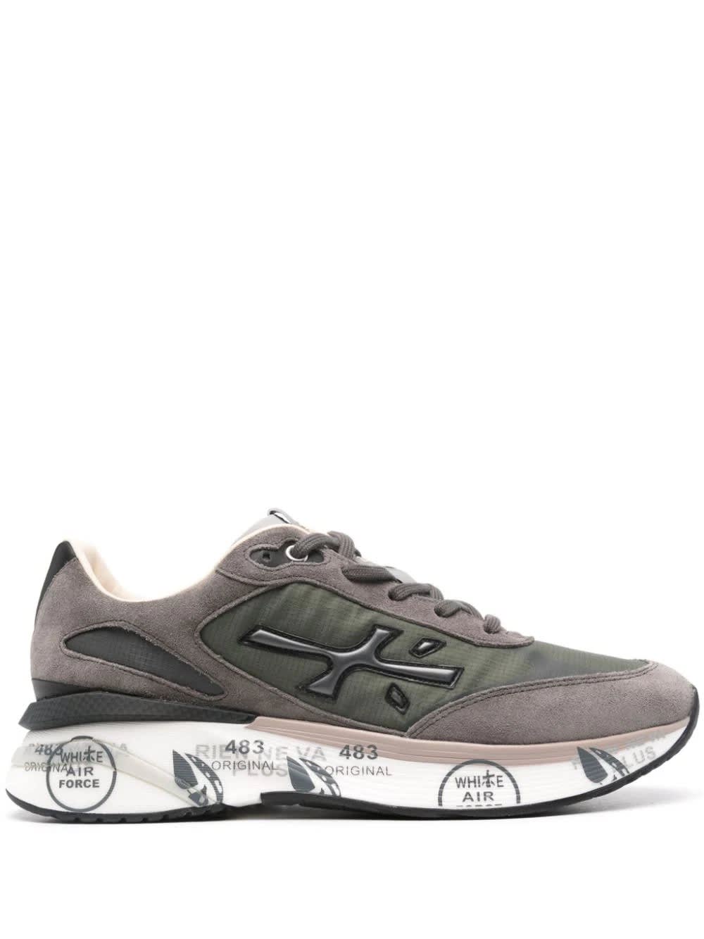 Shop Premiata Moerun 7106 Sneakers In Green