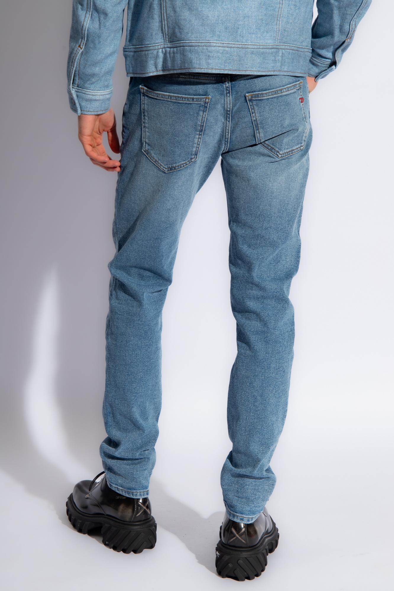 Shop Diesel 2019 D-strukt L.34 Jeans In Blu Denim Medio