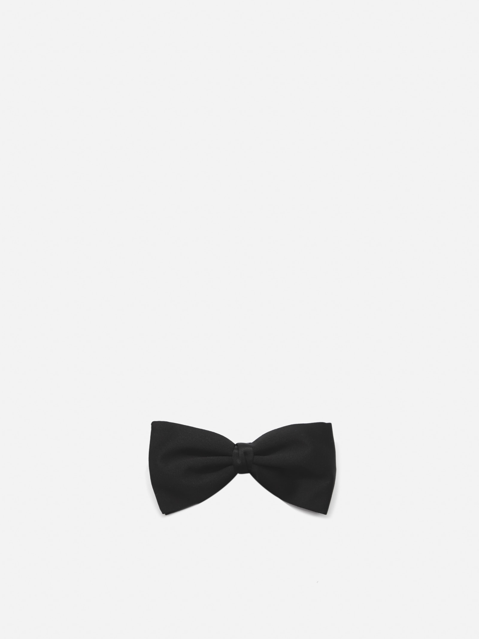 Z Zegna Silk Bow Tie With Micro All-over Motif