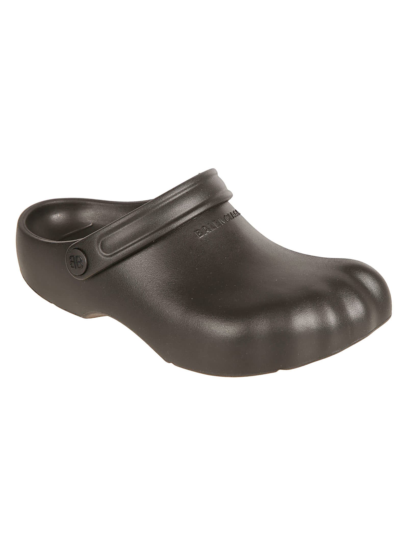 Shop Balenciaga Sunday Molded Clogs Sandals In Black