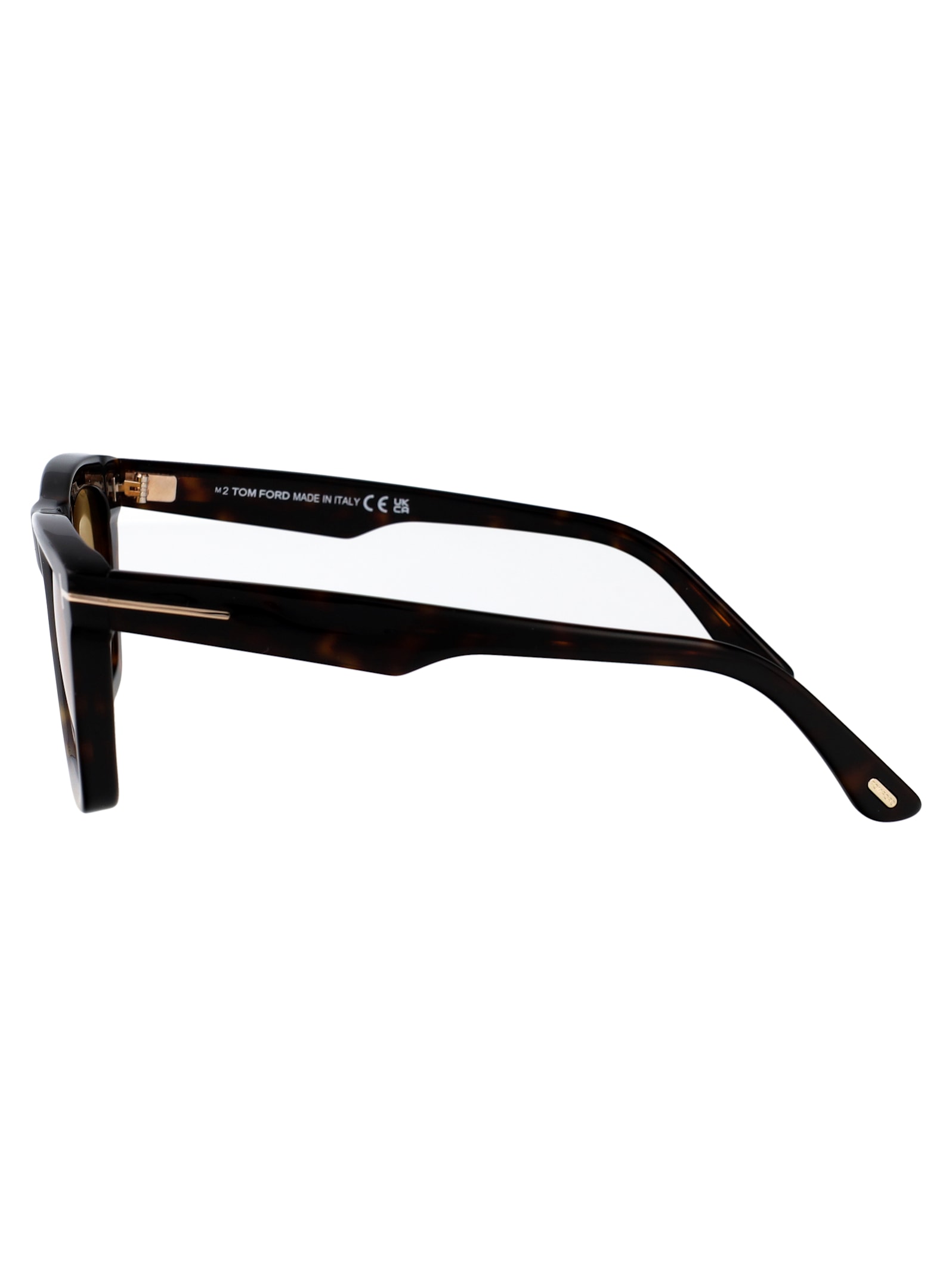 Tom Ford Mens Dark Havana Tf1208 Lelio Square-frame Acetate Sunglasses