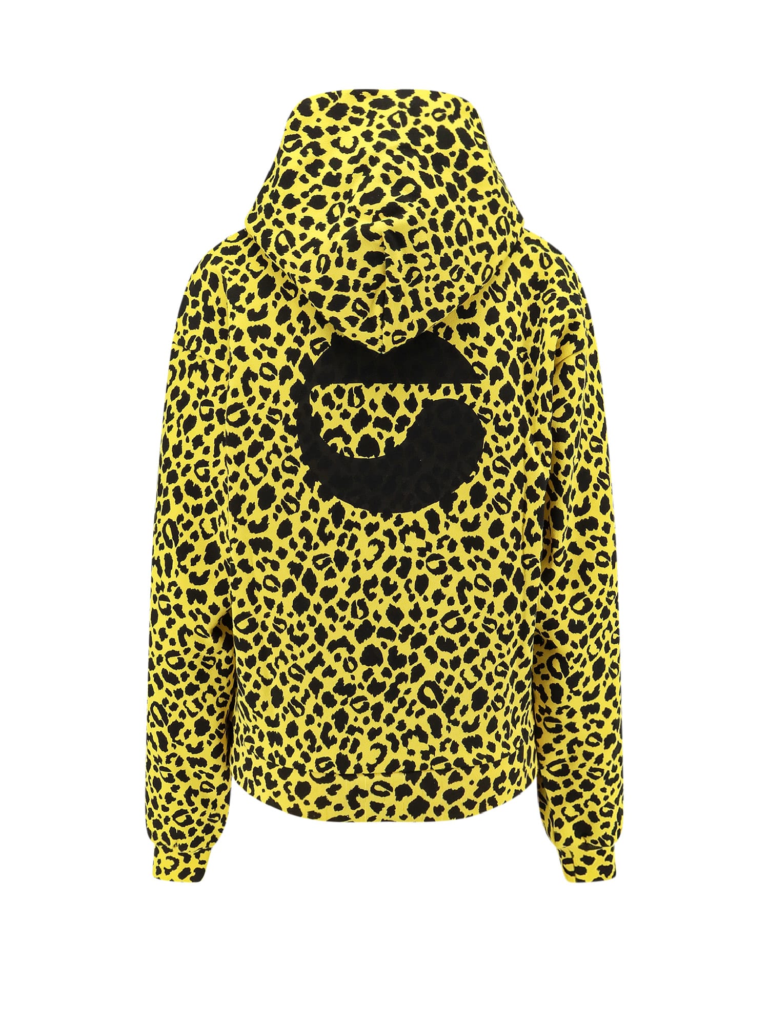 Coperni Cotton Sweatshirt With Hood And Print In Green